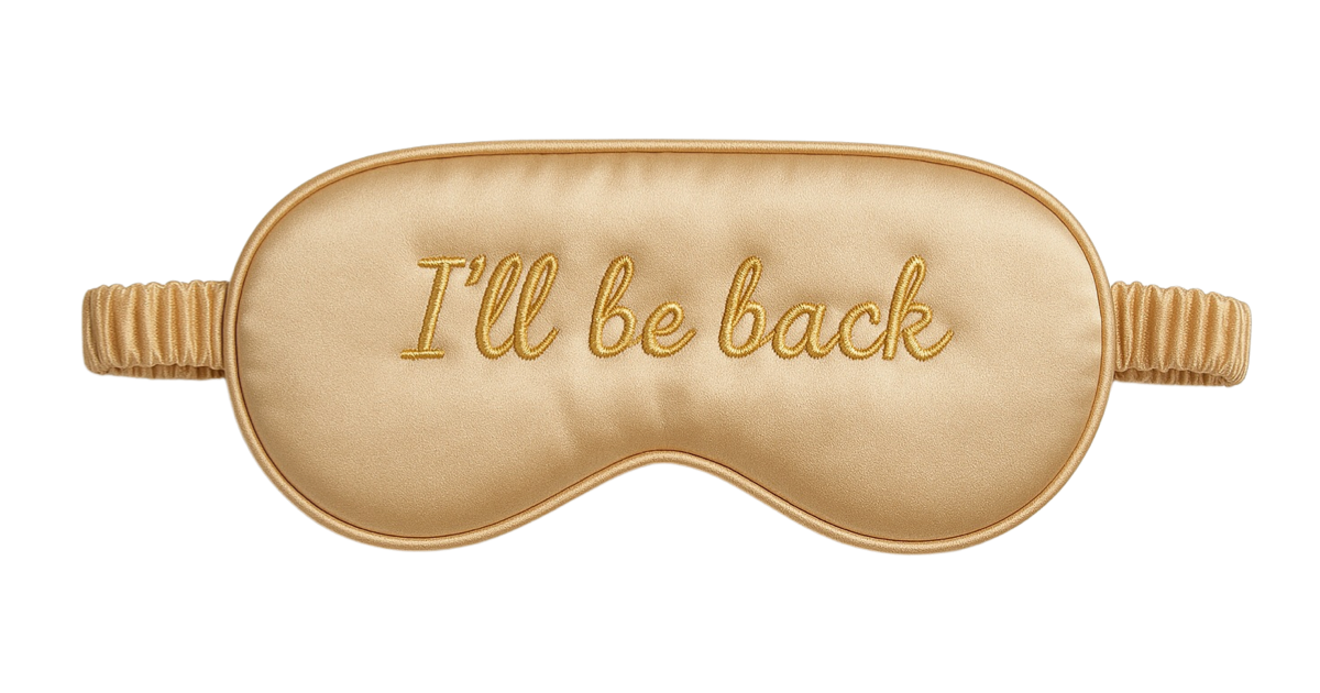 Cheri Silk Sleeping Mask Gold