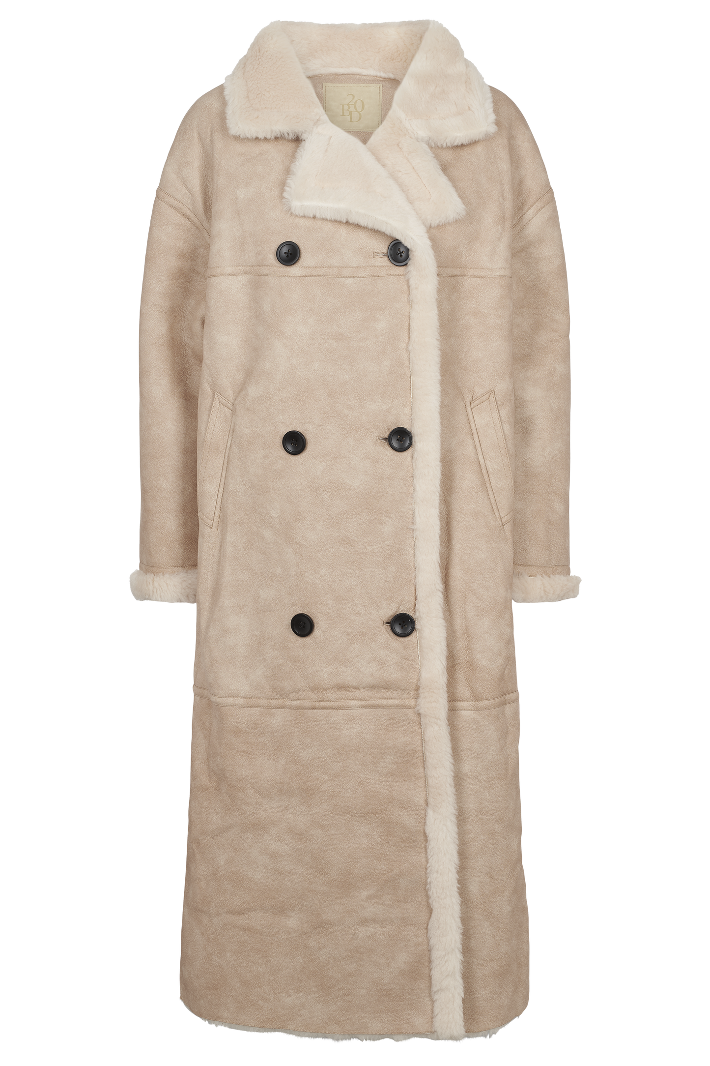 Joa Wool Coat Long Beige
