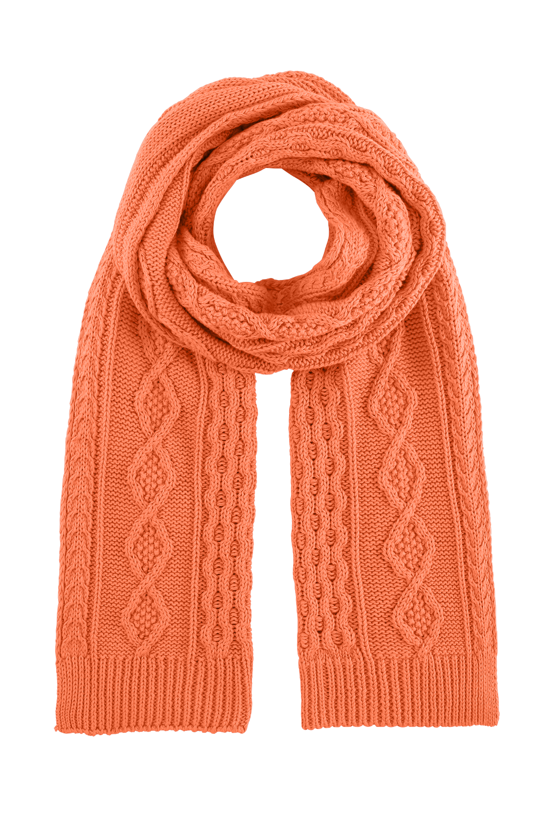 Jojo Cotton Scarf Burnt Orange