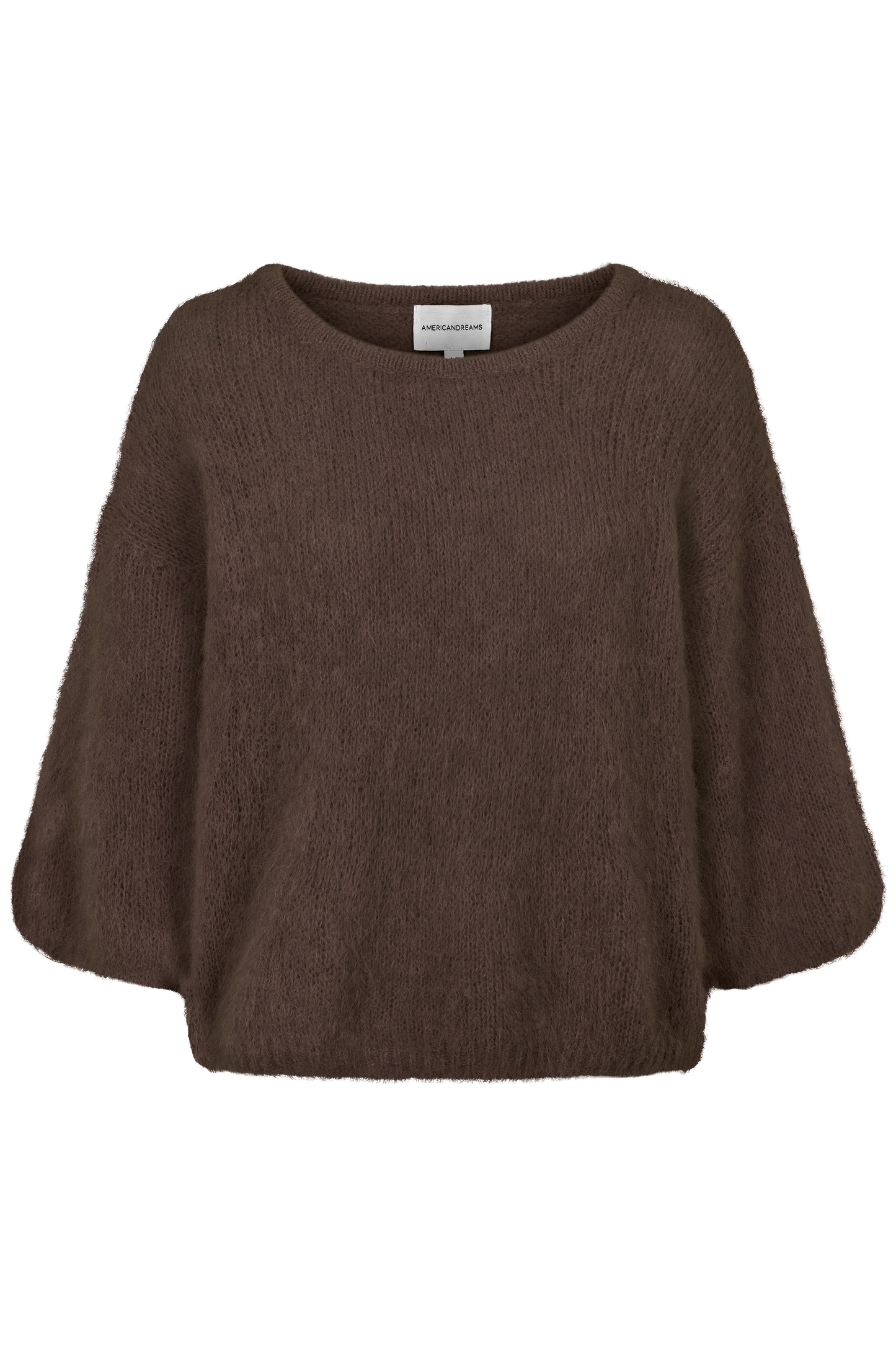 Josie Pullover 3/4 Short Sleeves Cocoa