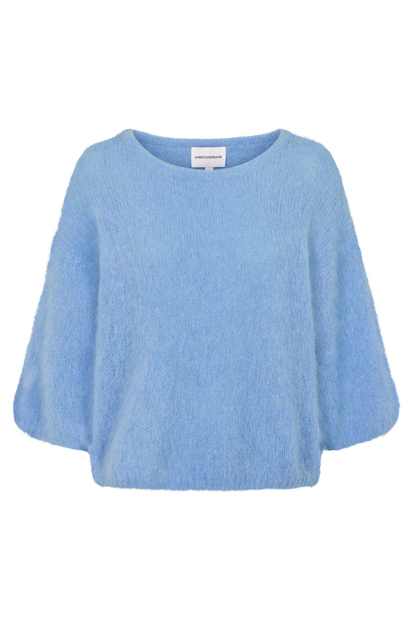 Josie Pullover 3/4 Short Sleeves Sky Blue