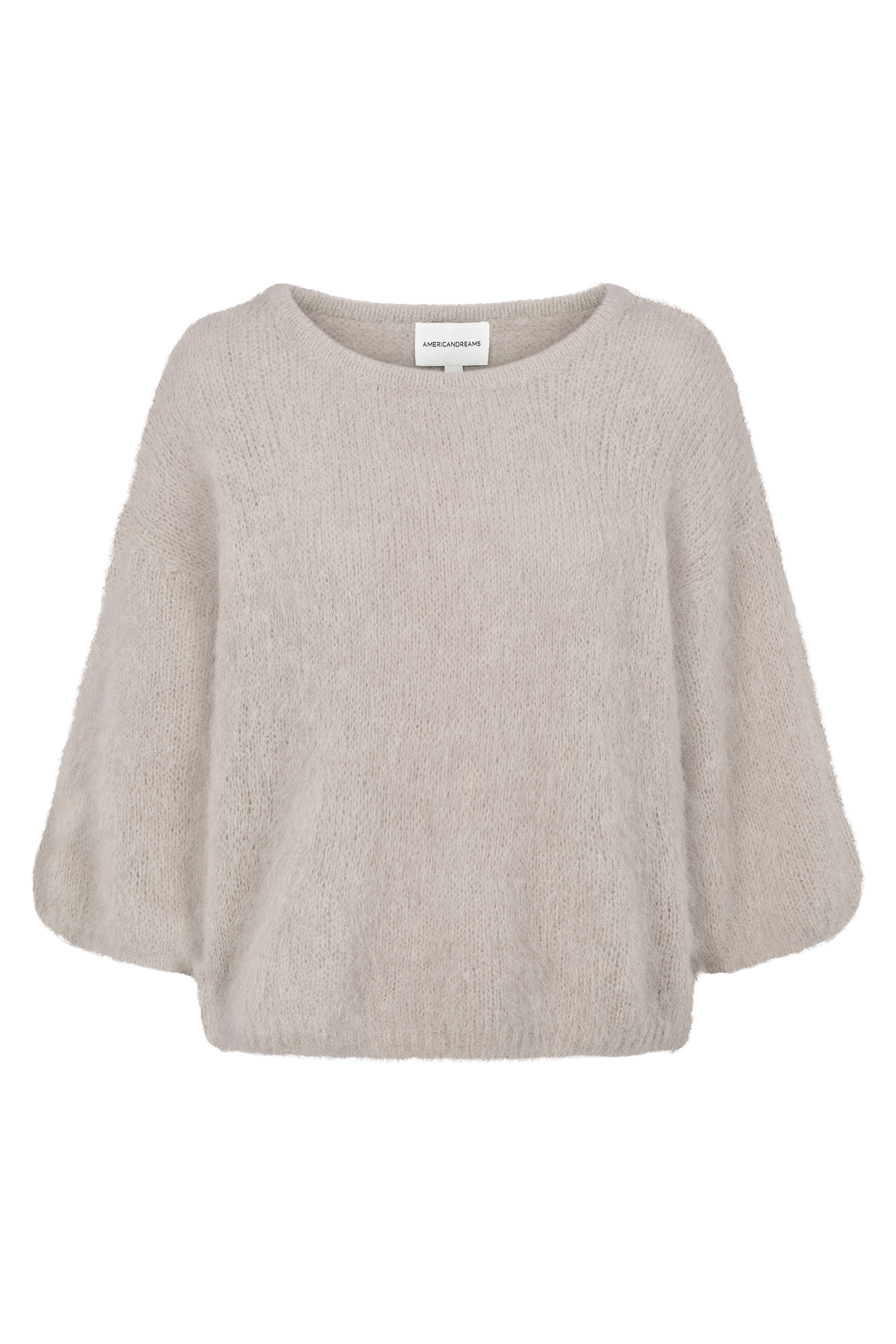 Josie Pullover 3/4 Short Sleeves Beige