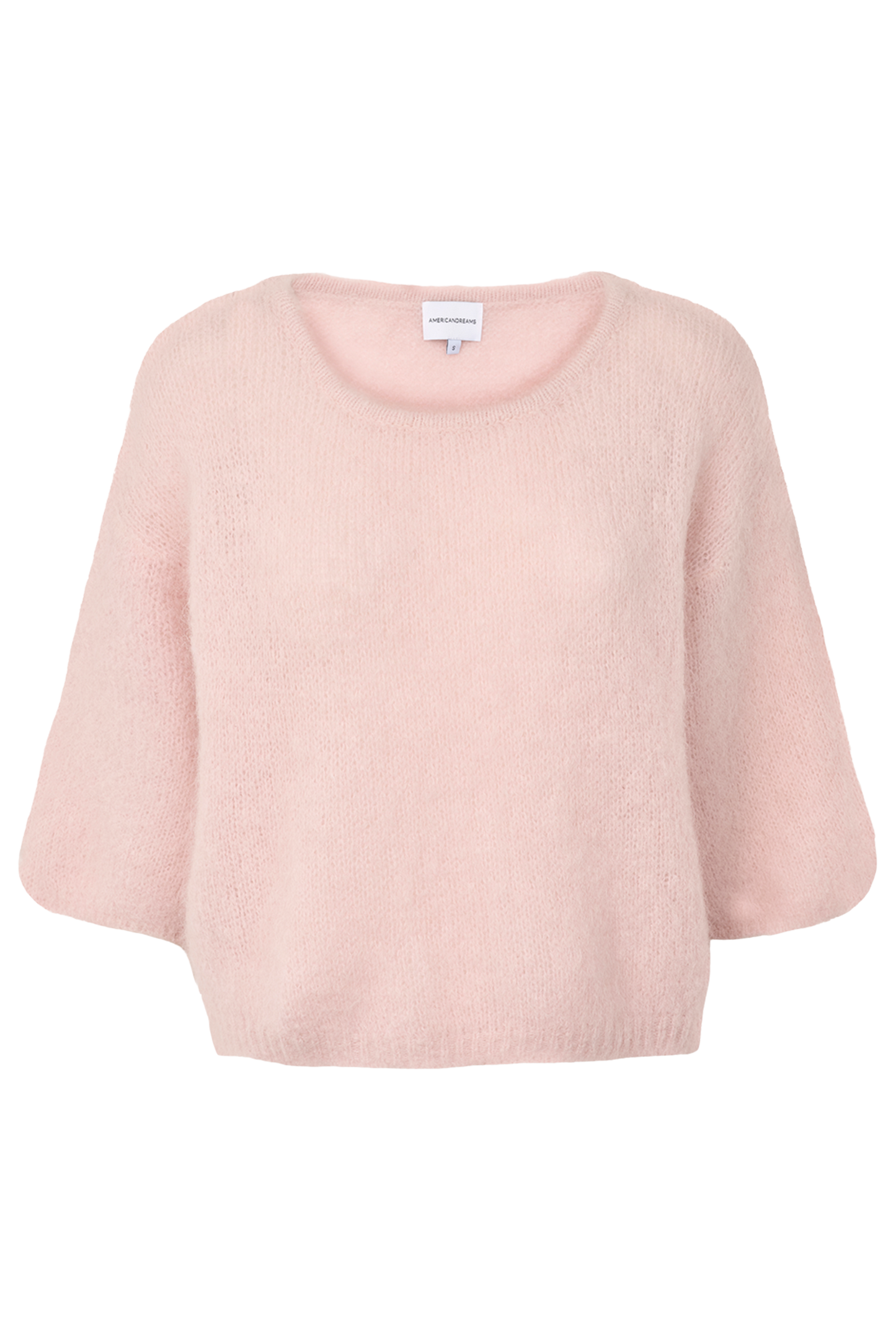 Josie Pullover 3/4 Short Sleeves Light Pink