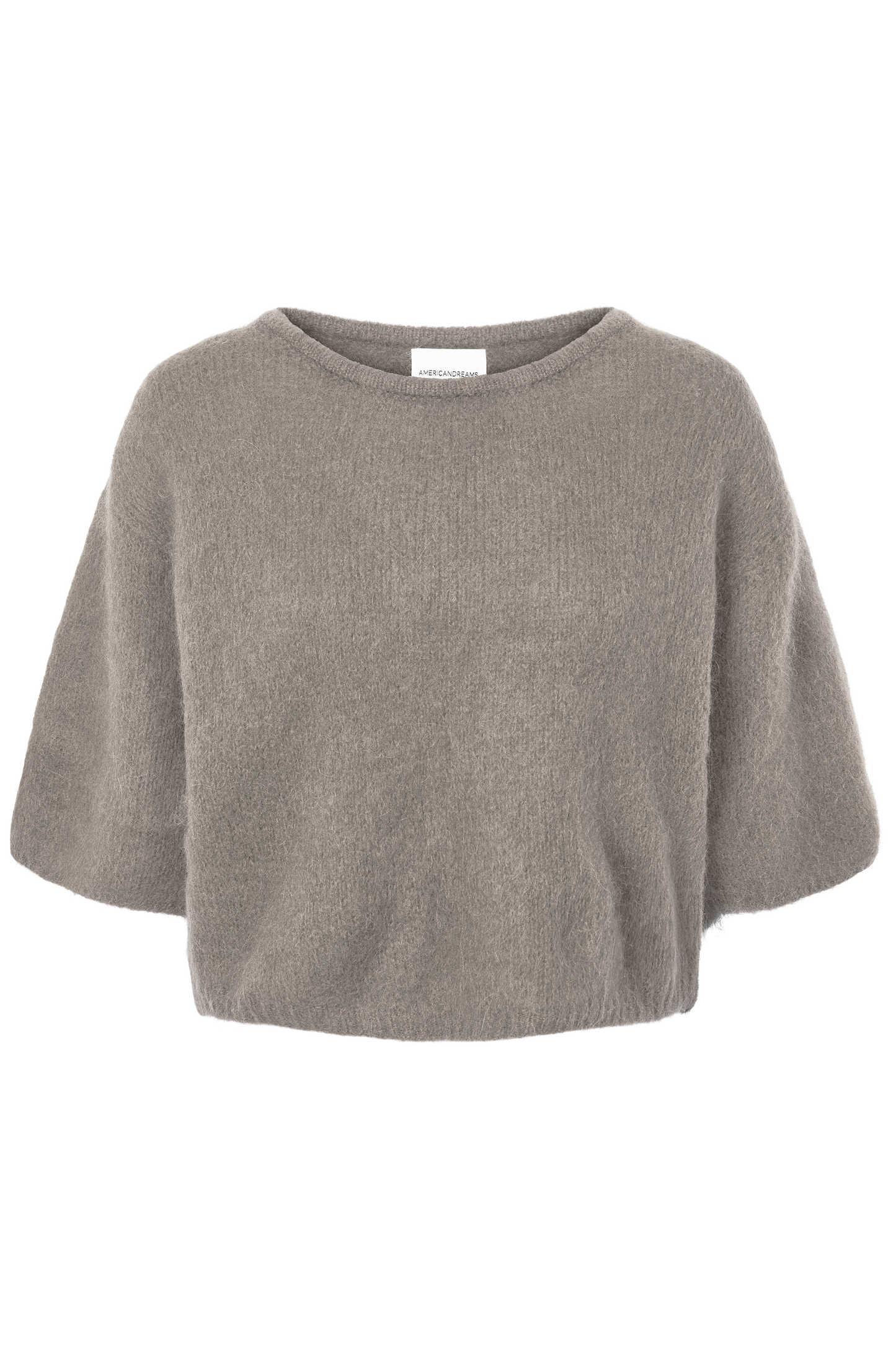 Josie Pullover 3/4 Short Sleeves Light Taupe