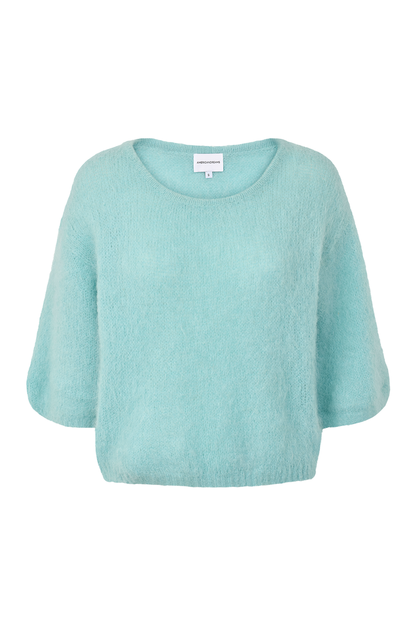 Josie Pullover 3/4 Short Sleeves Seafoam Green