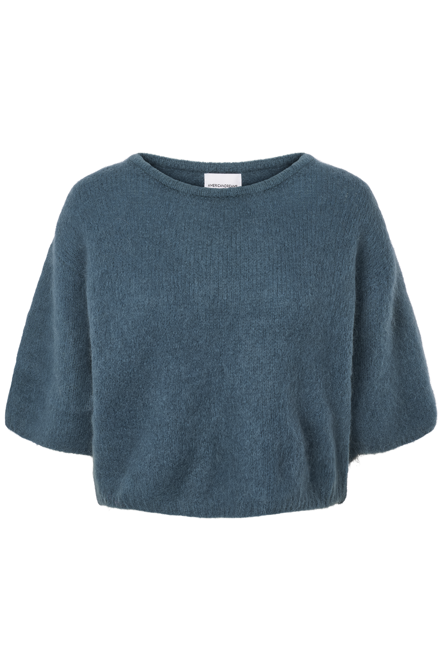 Josie Pullover 3/4 Short Sleeves Teal Blue