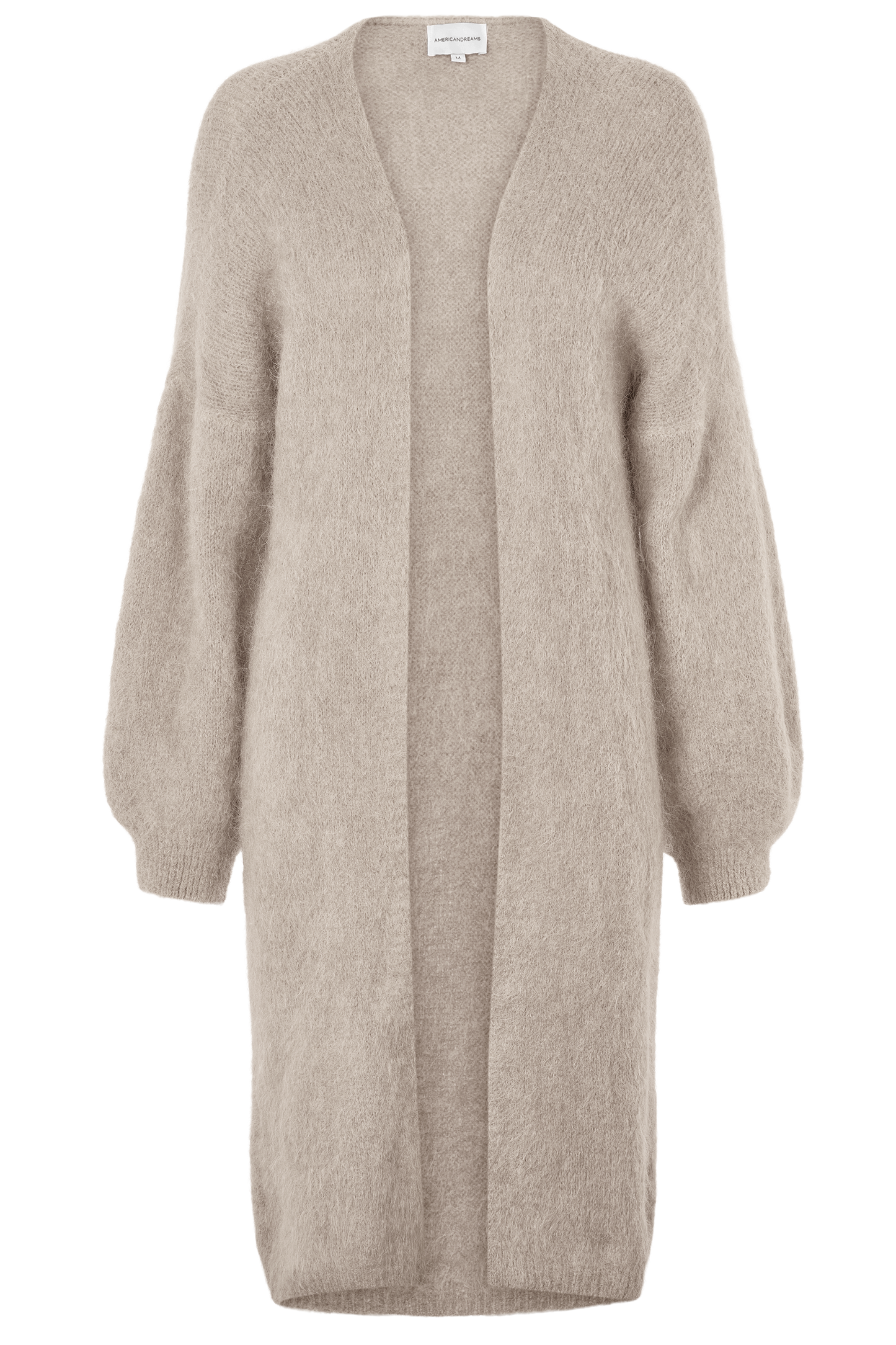 June Long Alpaca Cardigan Beige