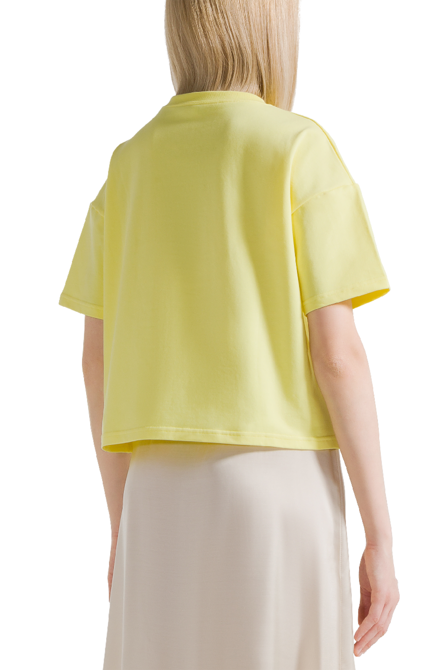 Kelly Boxy Tee Short Neon Yellow