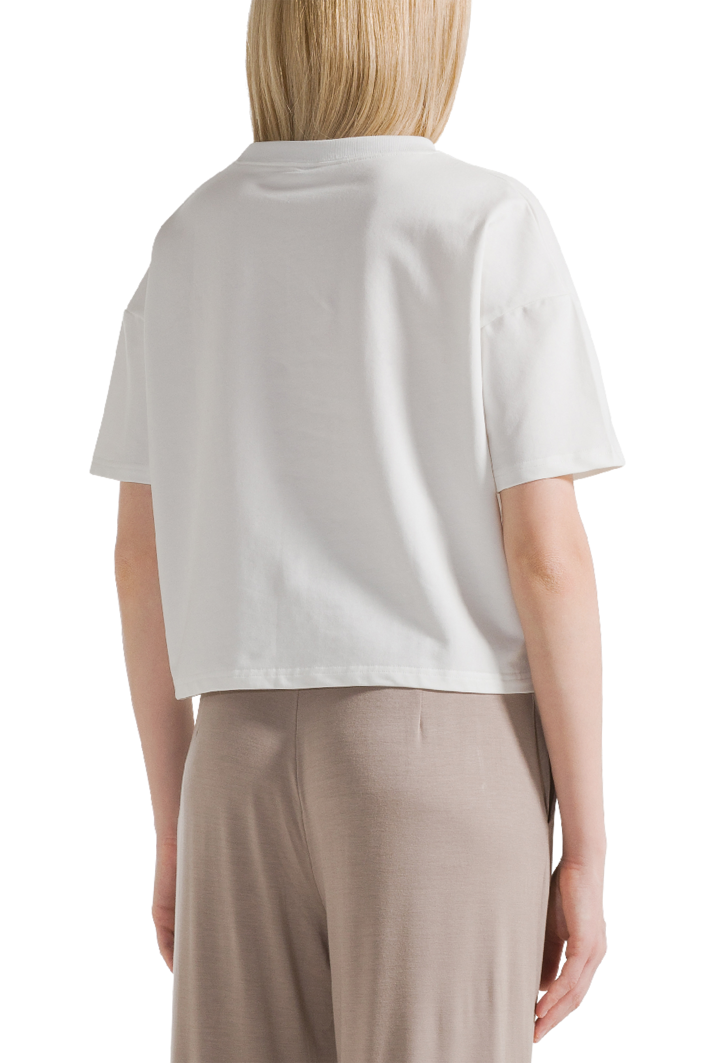 Kelly Boxy Tee Short White