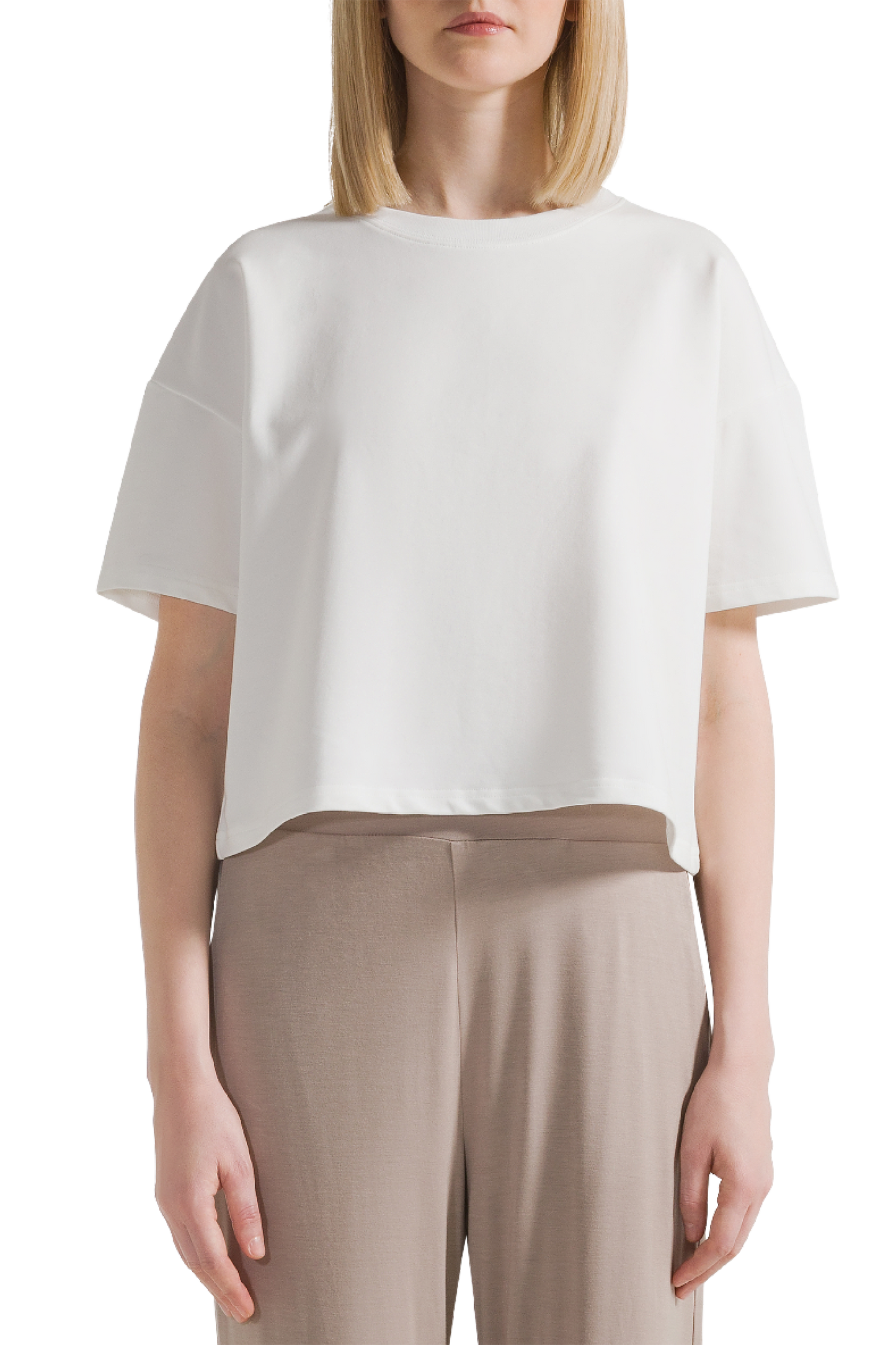 Kelly Boxy Tee Short White
