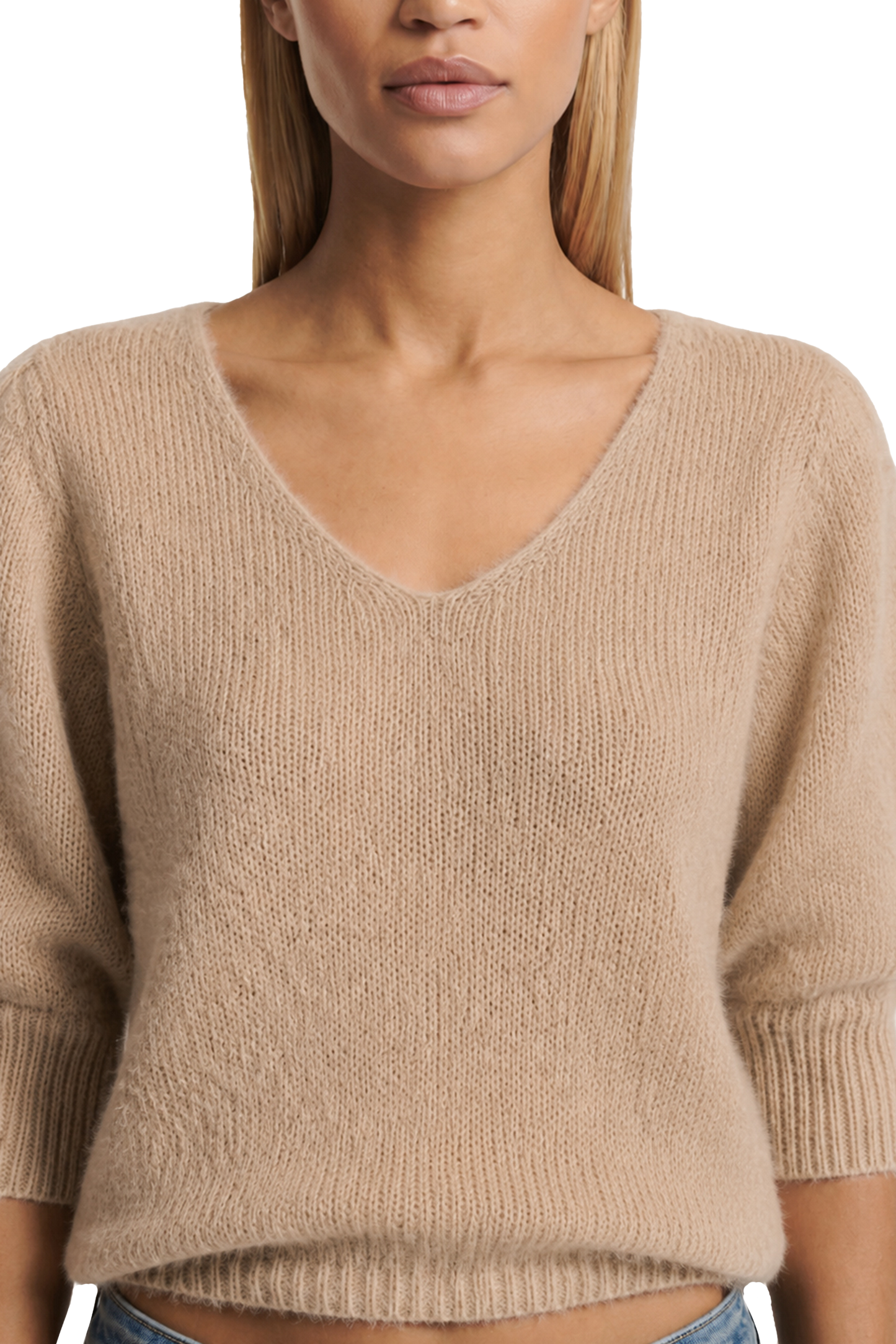 Koa Alpaca Pullover Beige