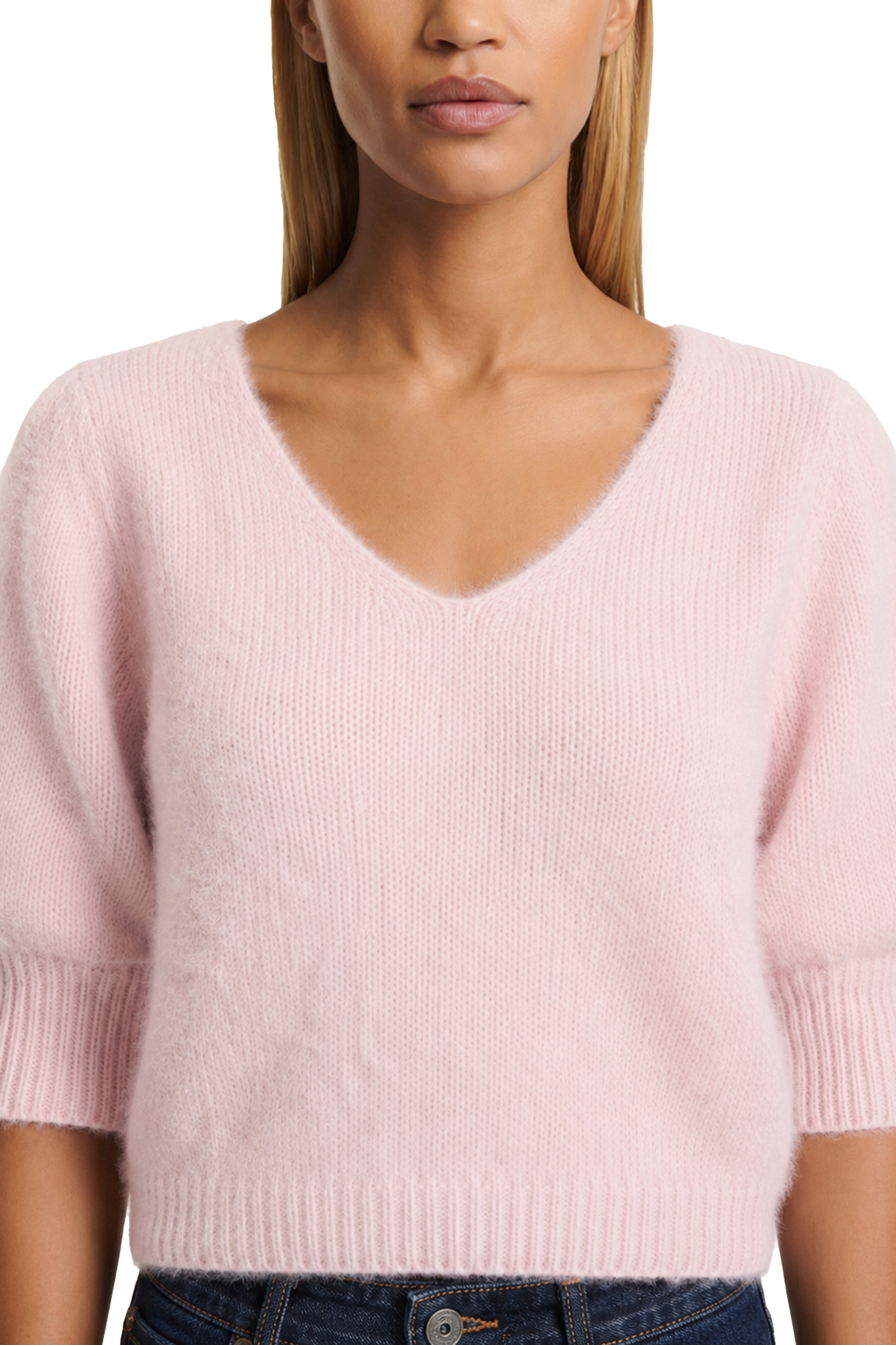 Koa Alpaca Pullover Light Pink