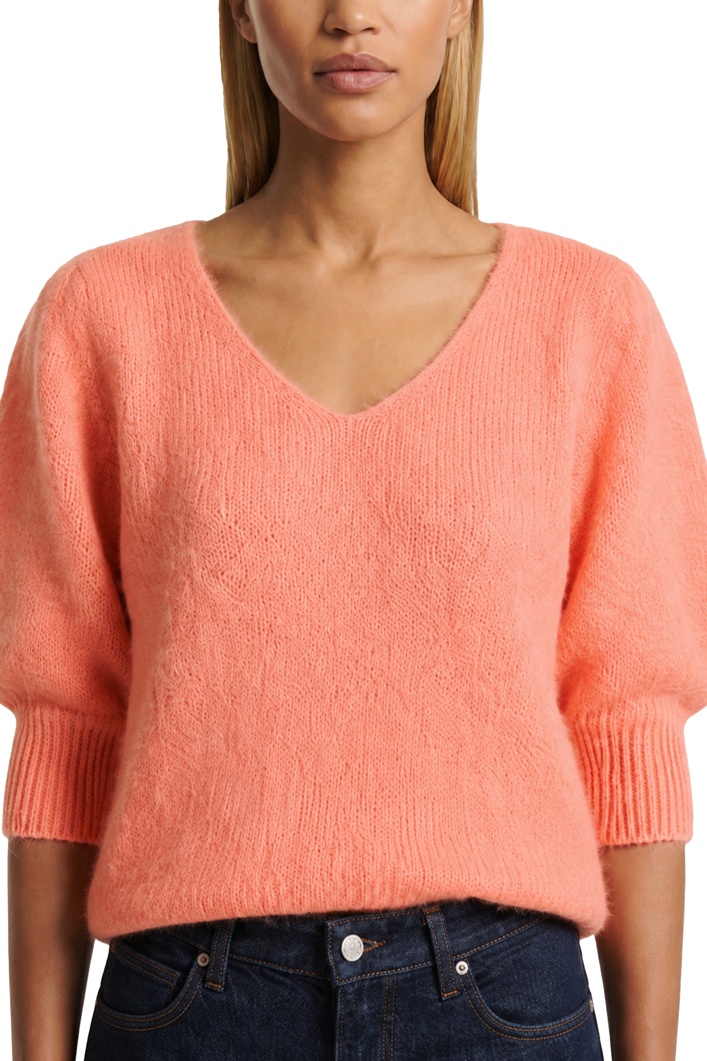 Koa Alpaca Pullover Salmon