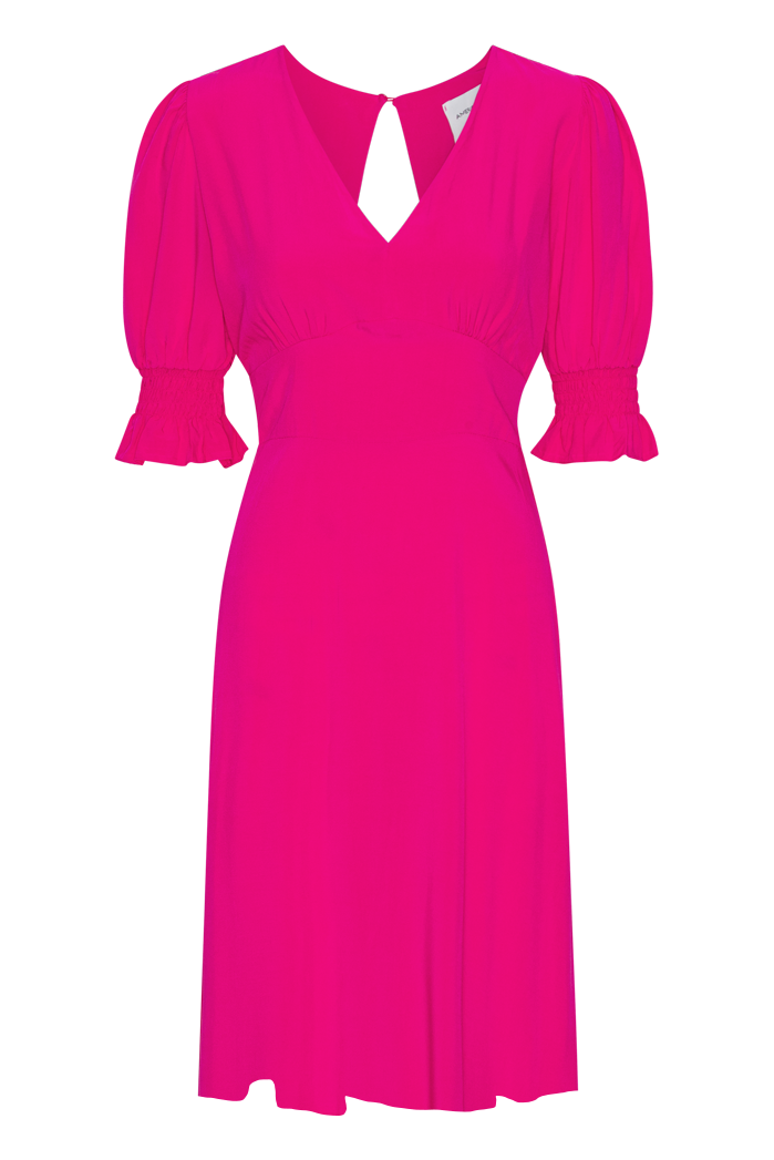 Koko Short Dress Pink Solid