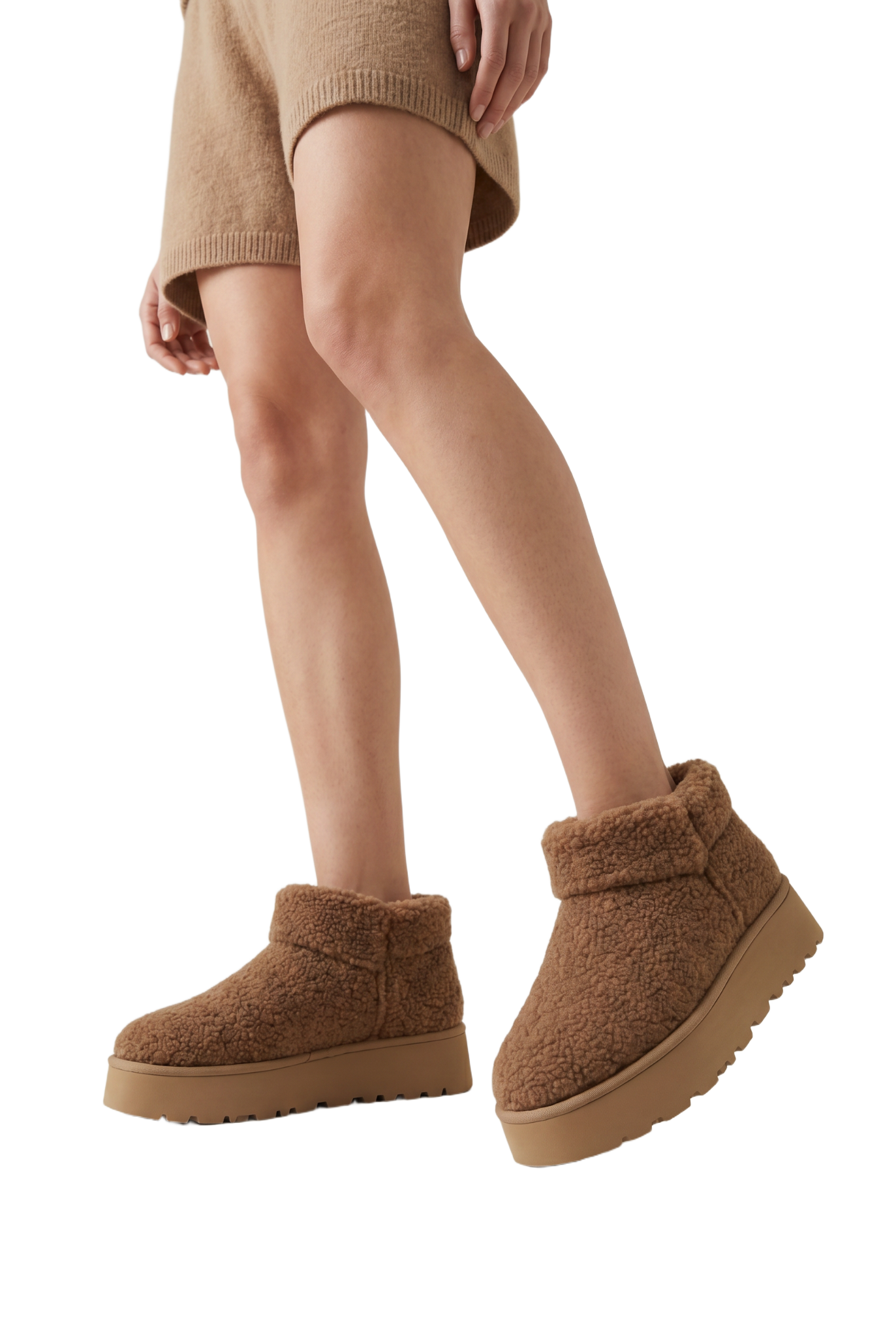 Larissa Wool Boots Low Brown