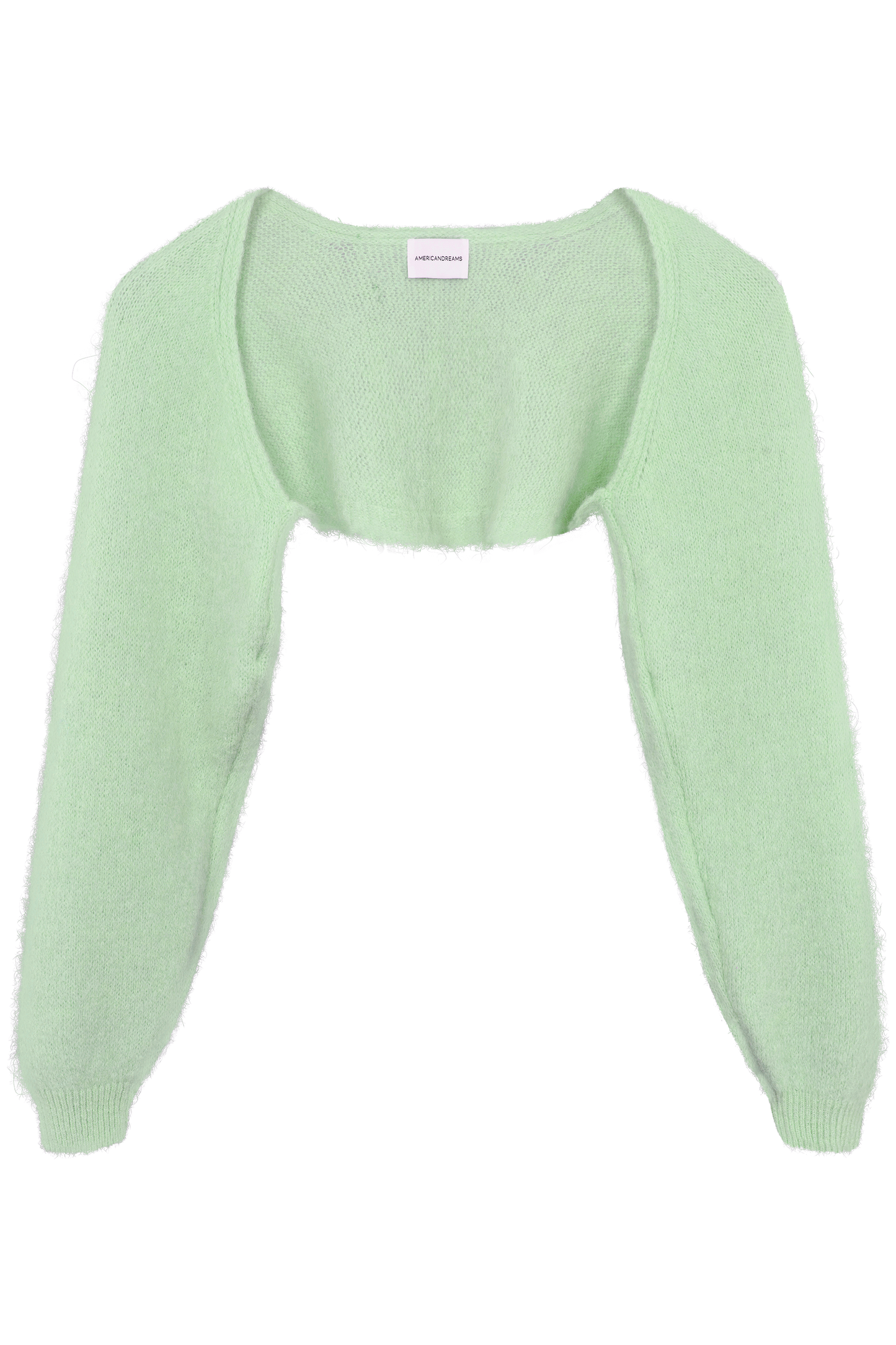 Lea Alpaca Bolero Light Green