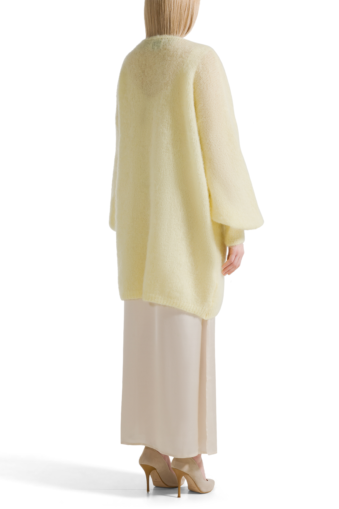Lee Midi Cardigan Light Yellow