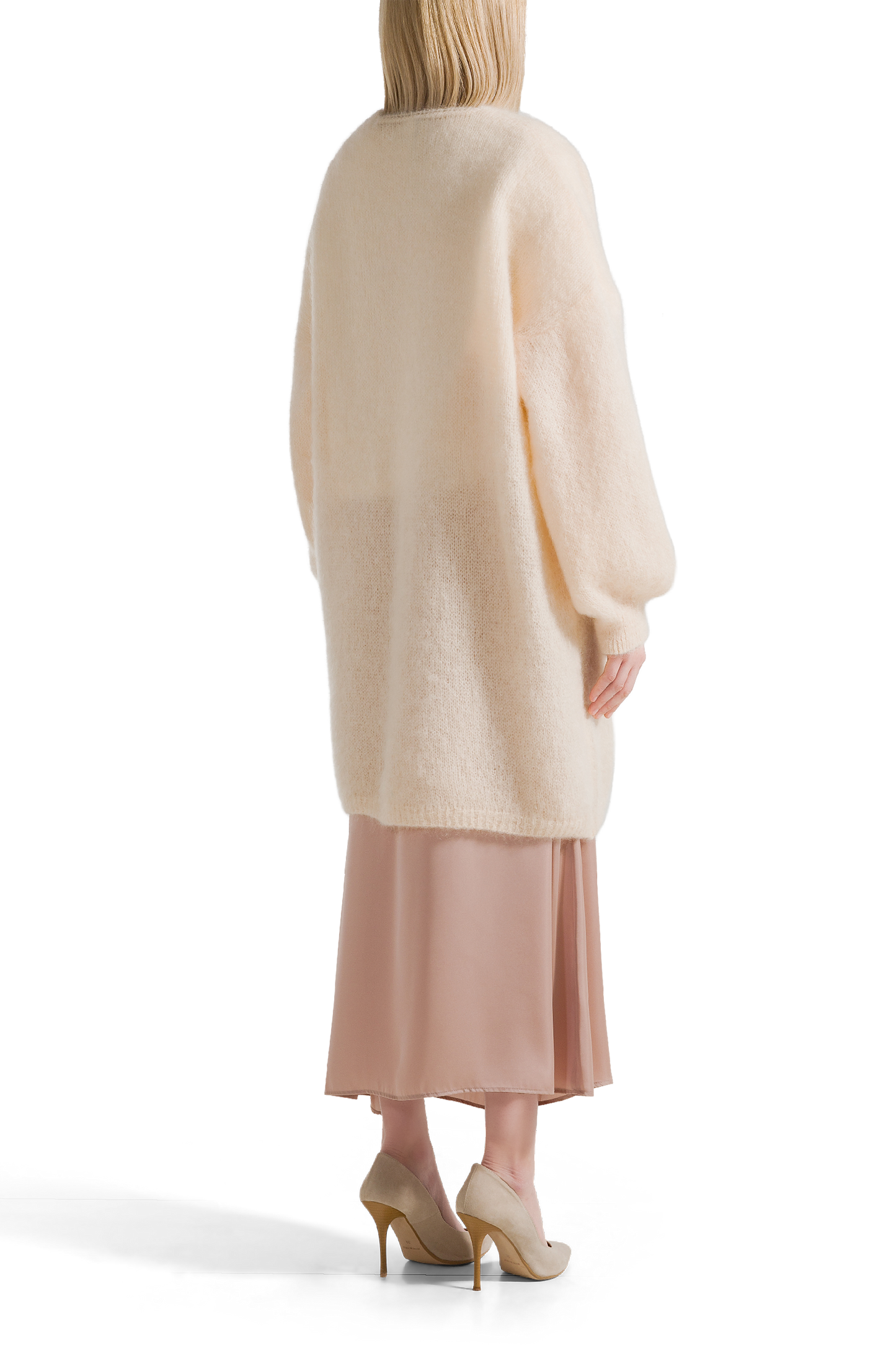 Lee Midi Cardigan Almond