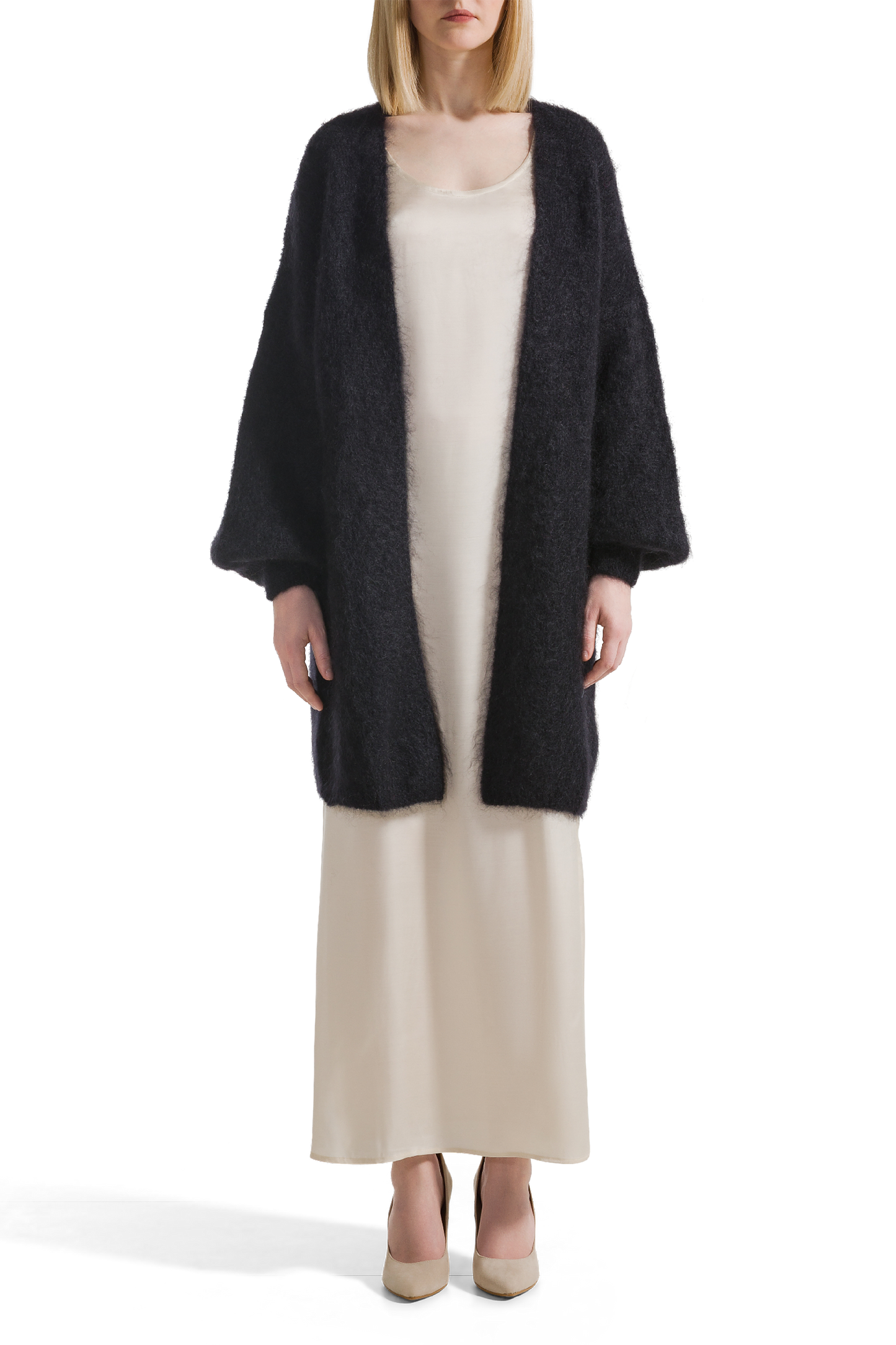 Lee Midi Cardigan Black