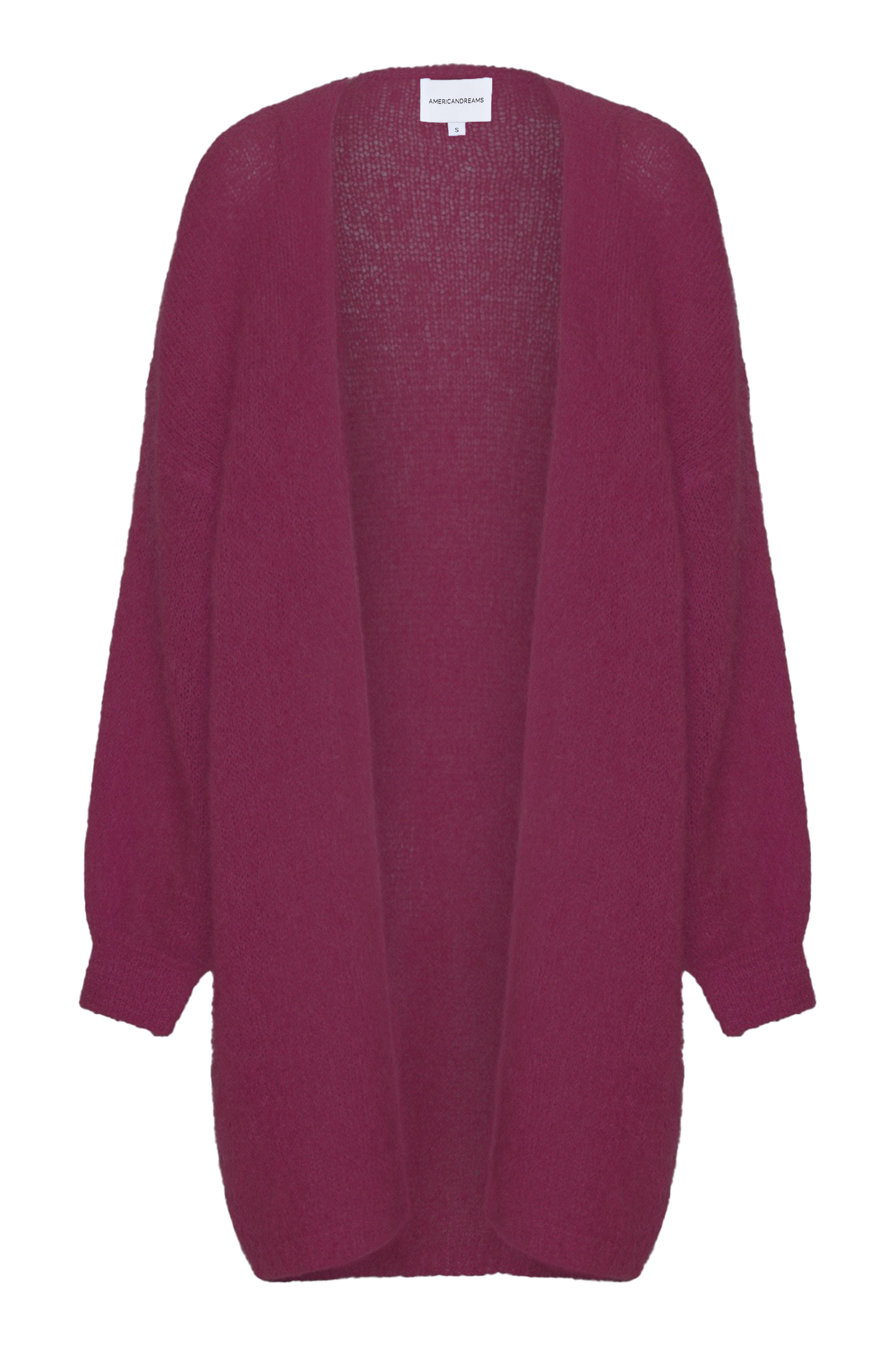 Lee Midi Cardigan Bordeaux