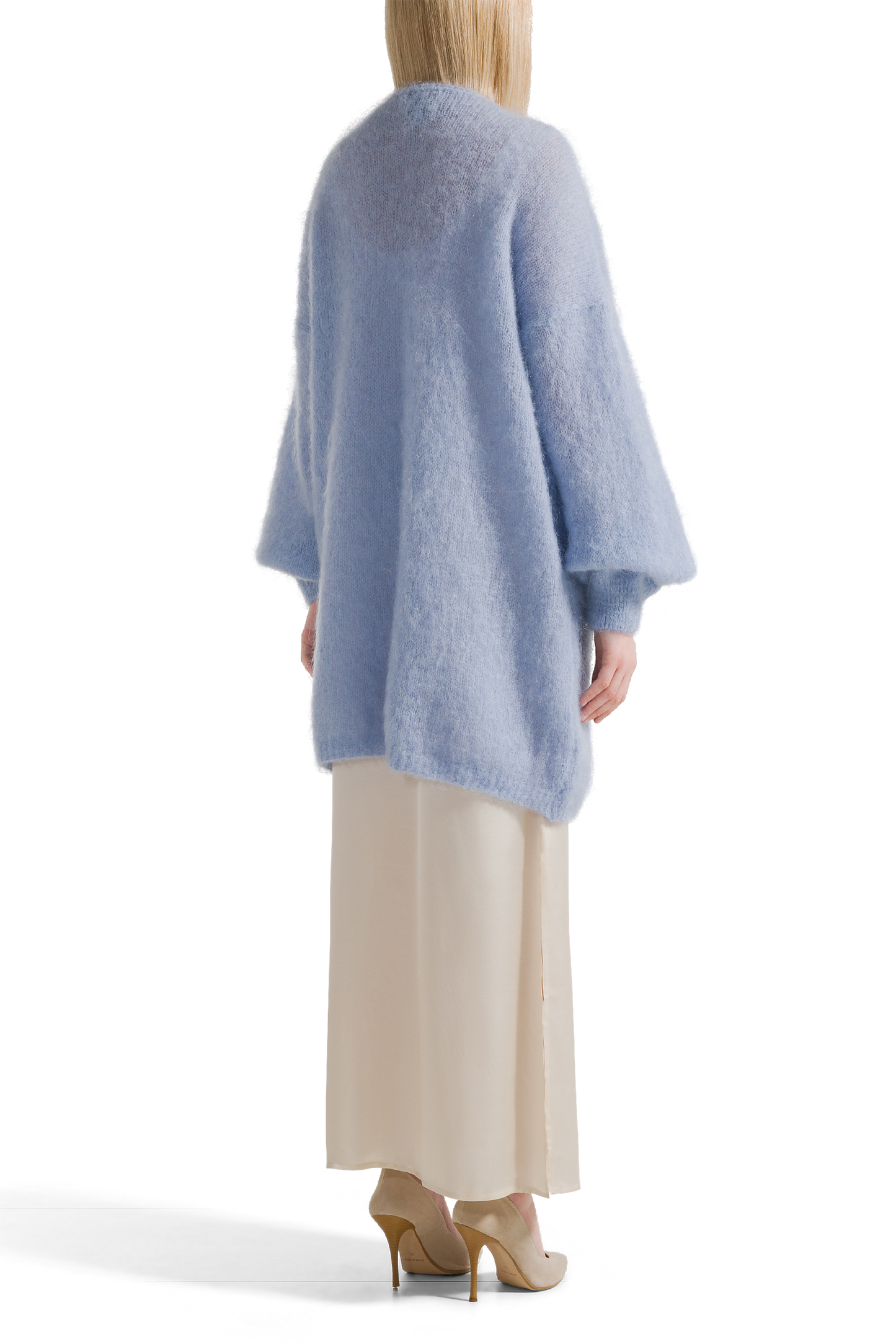 Lee Midi Cardigan Light Blue