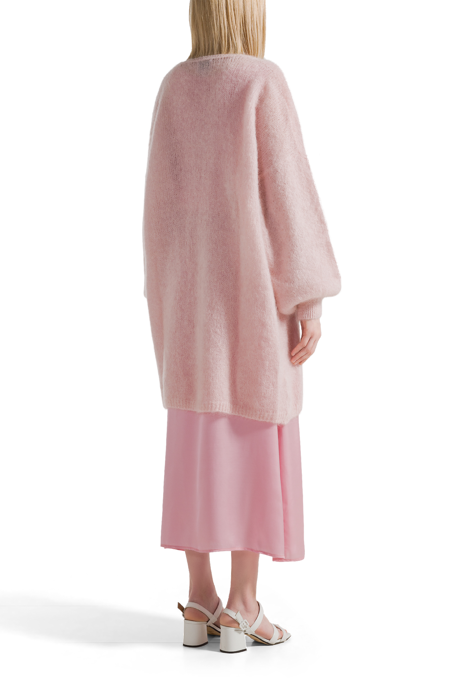 Lee Midi Cardigan Light Pink