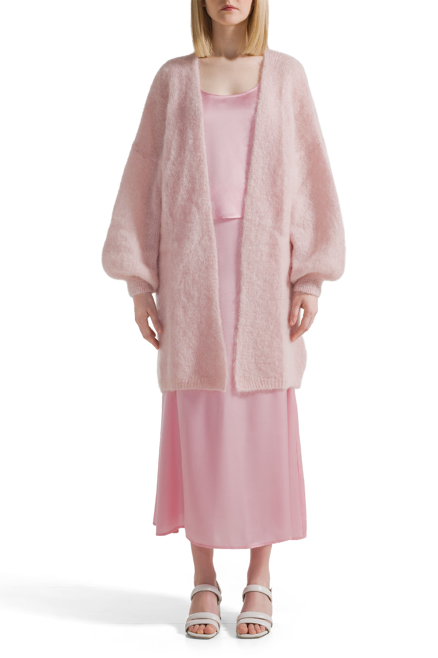 Lee Midi Cardigan Light Pink