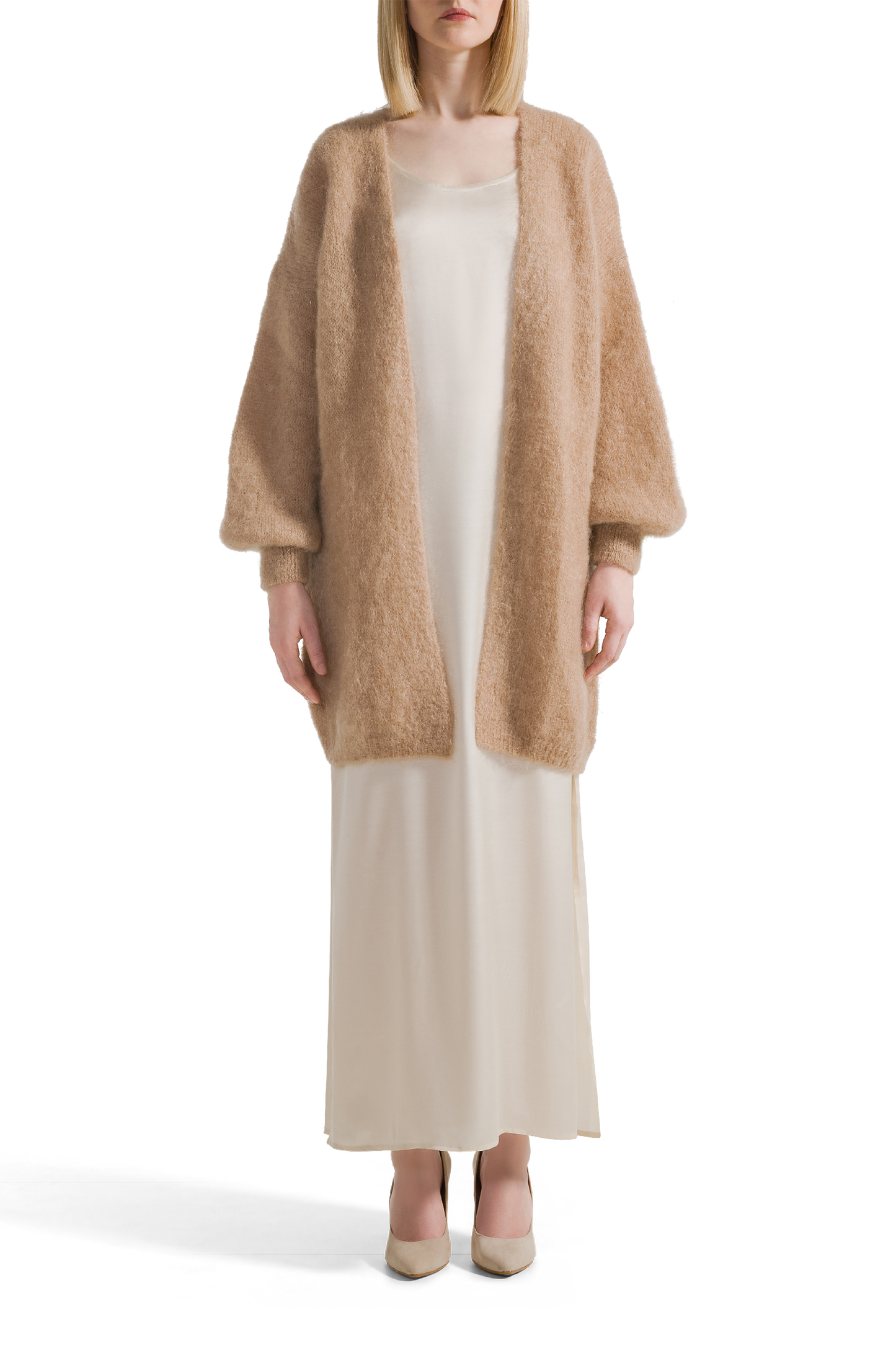 Lee Midi Cardigan Medium Brown