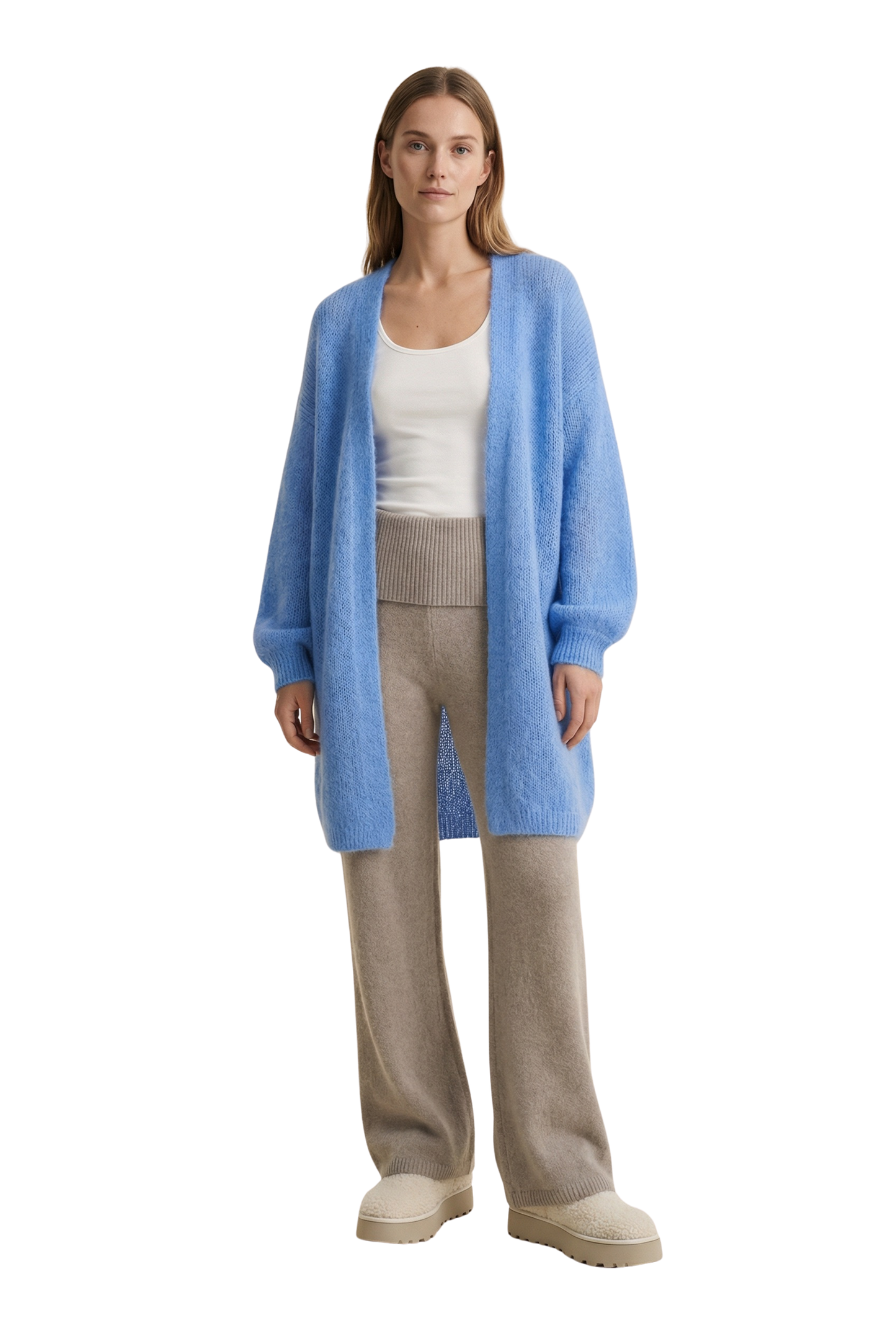 Lee Midi Cardigan Sky Blue