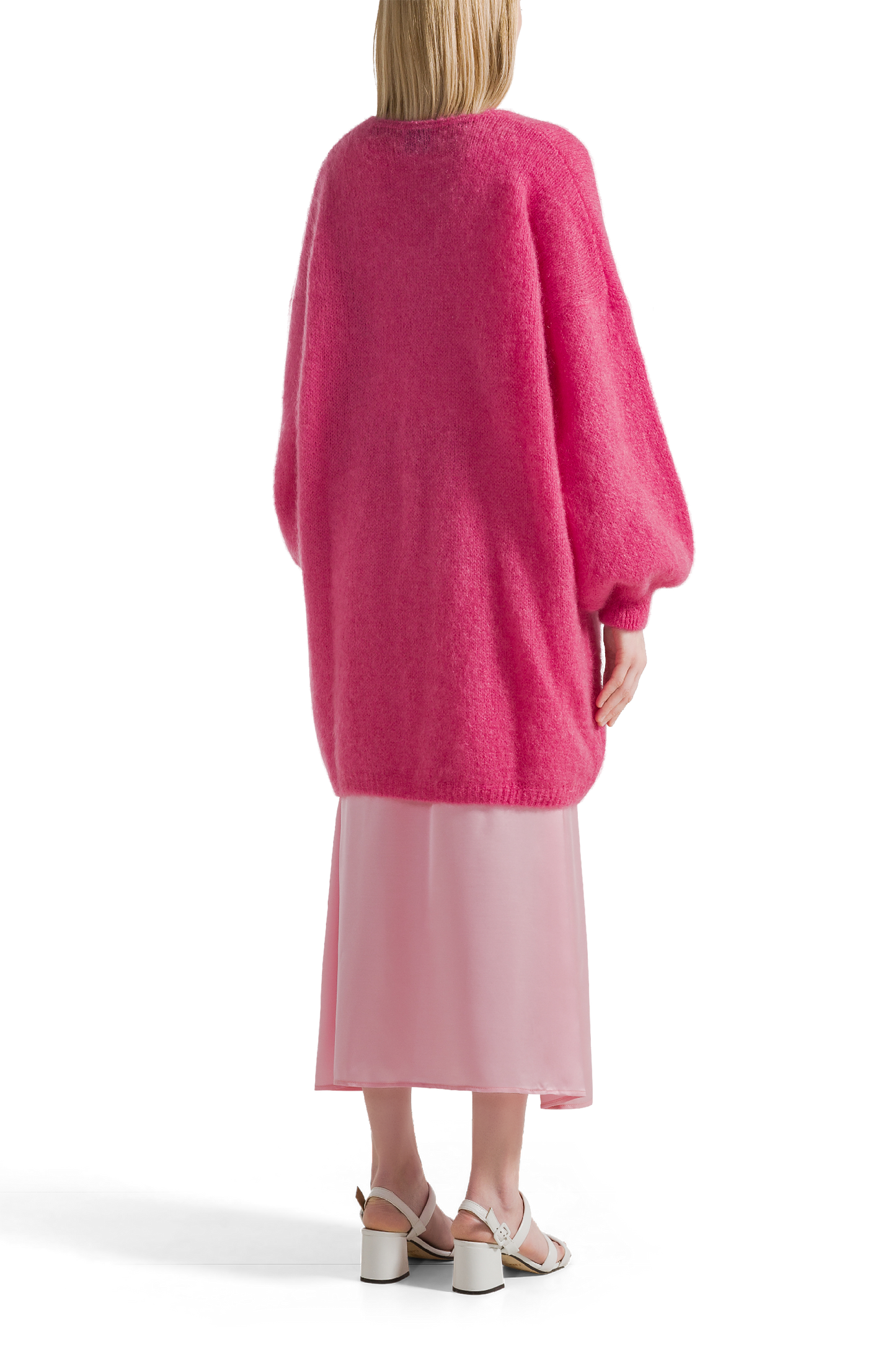 Lee Midi Cardigan Pink