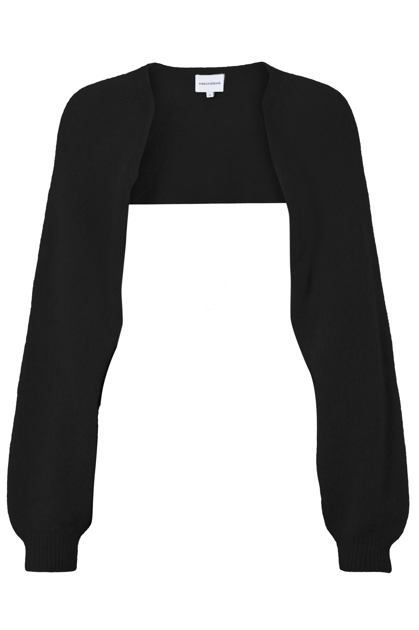 Lea Alpaca Bolero Black