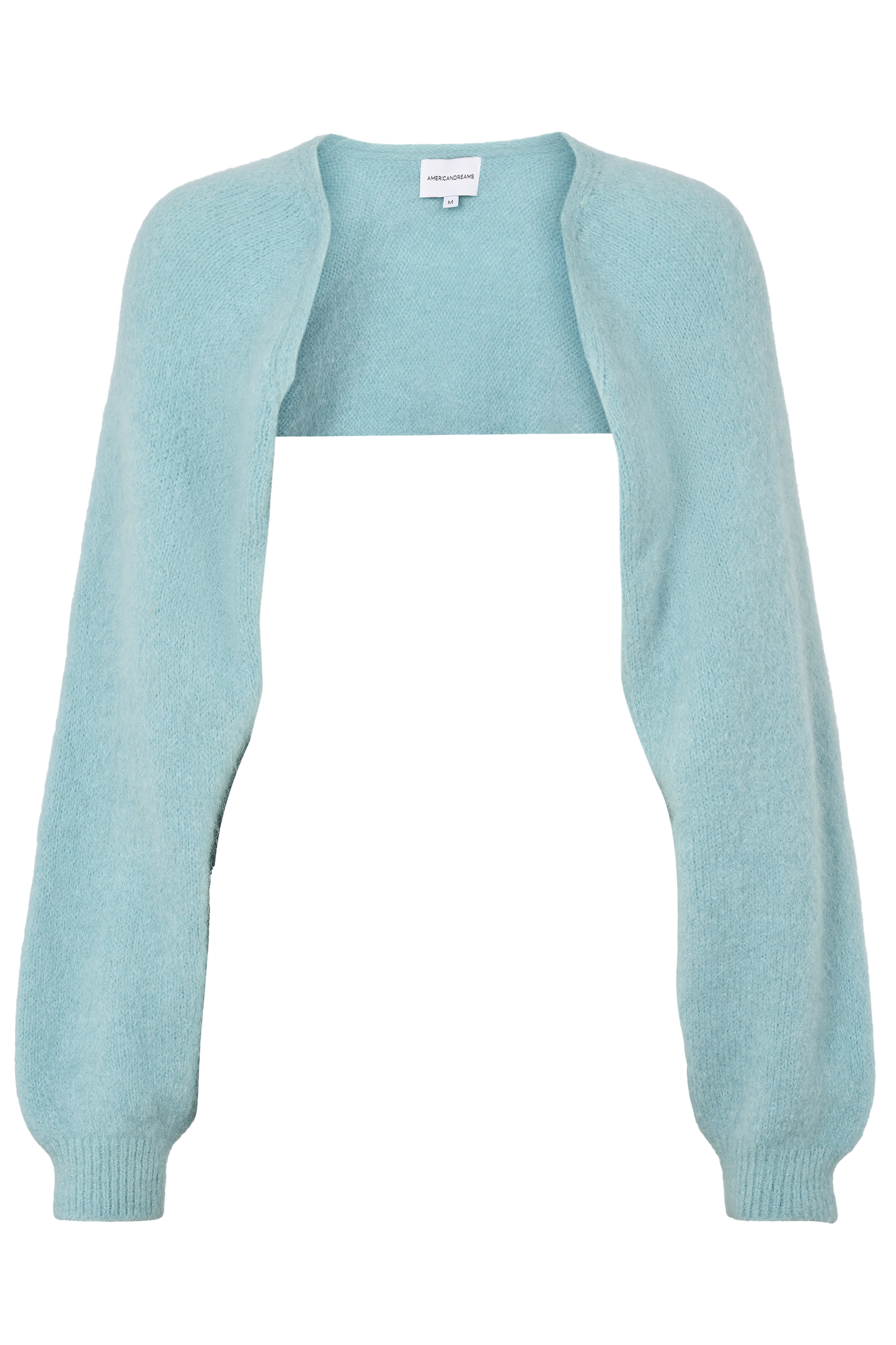 Lea Alpaca Bolero Seafoam Green