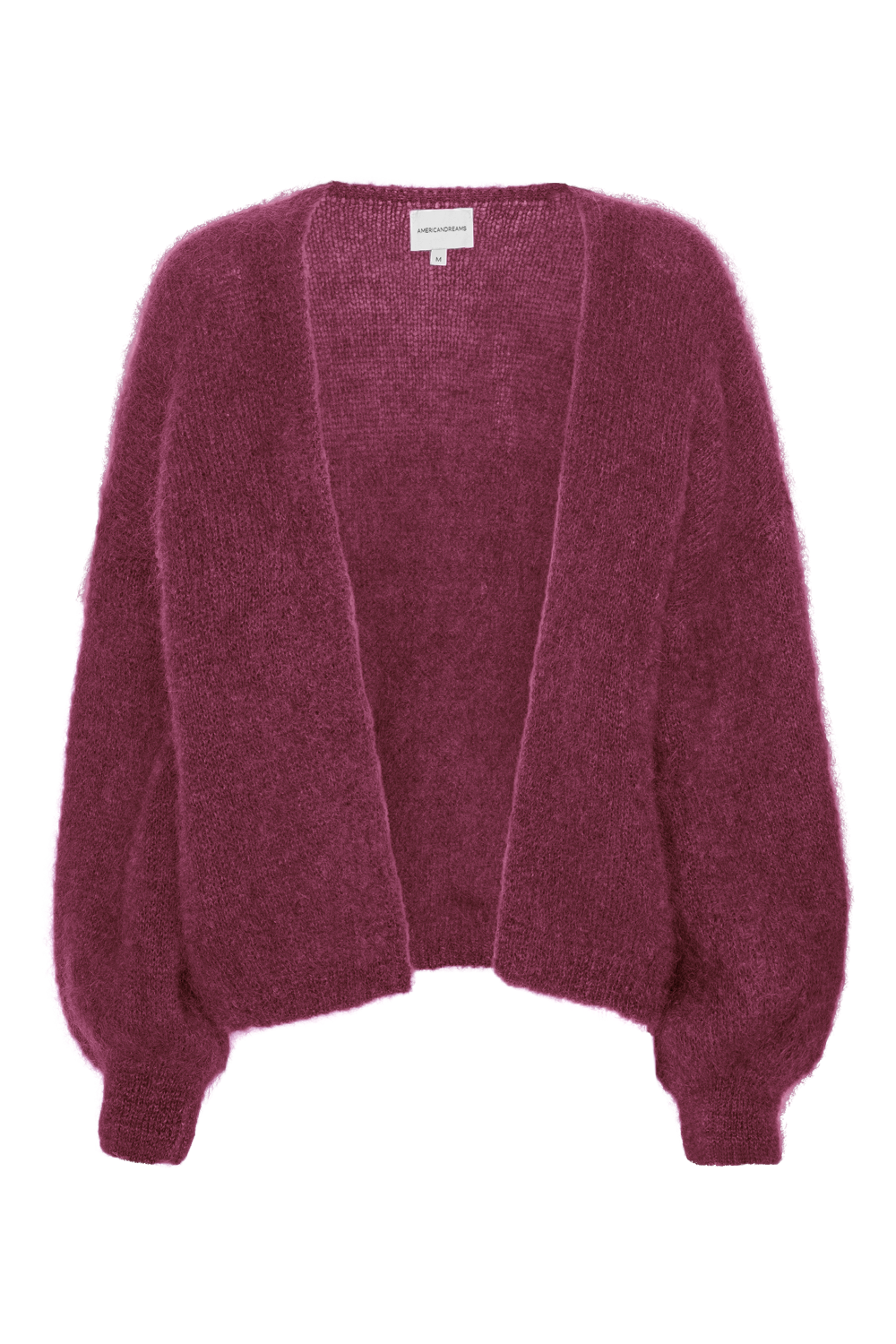 Lee Short Cardigan Bordeaux