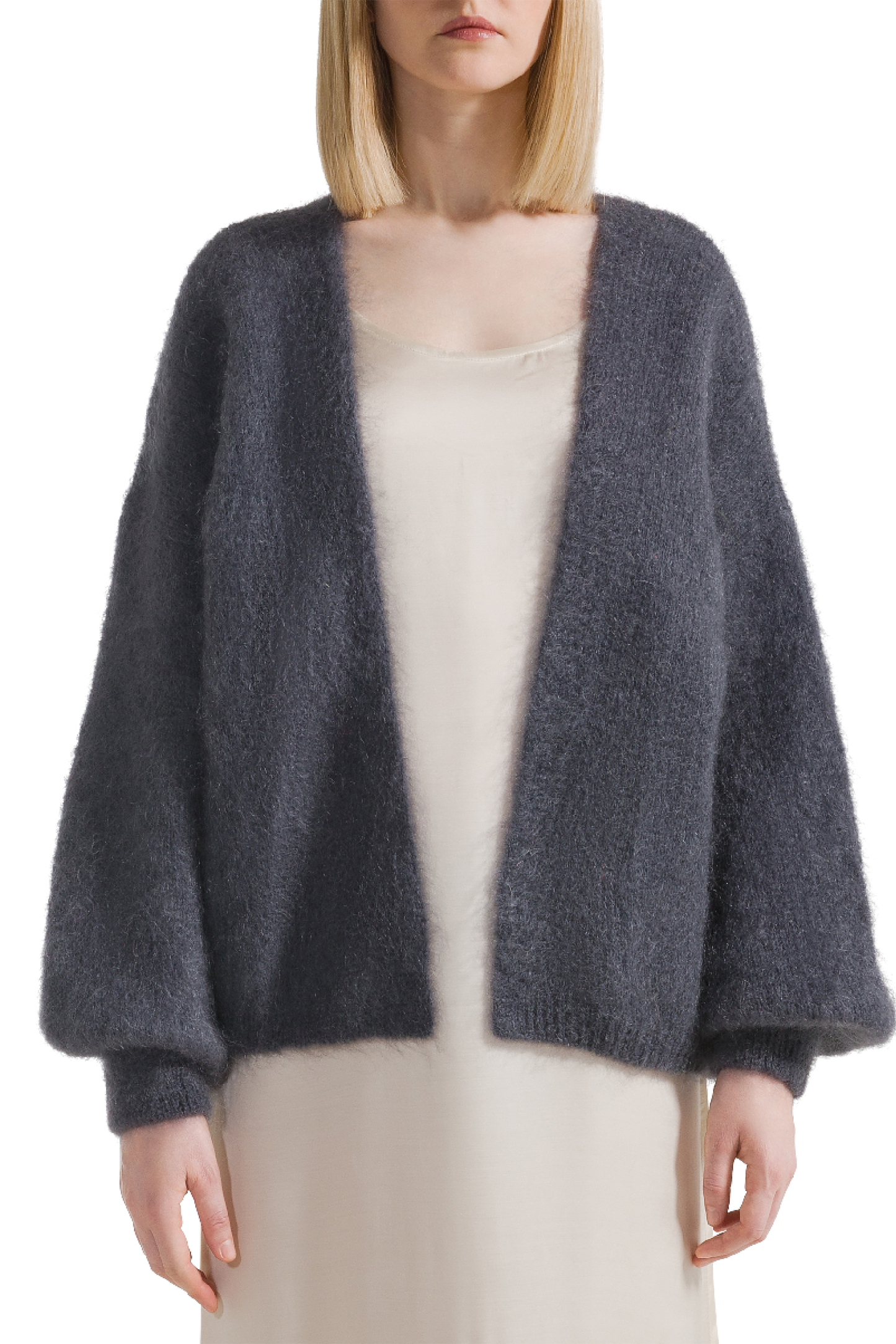 Lee Short Cardigan Graphite
