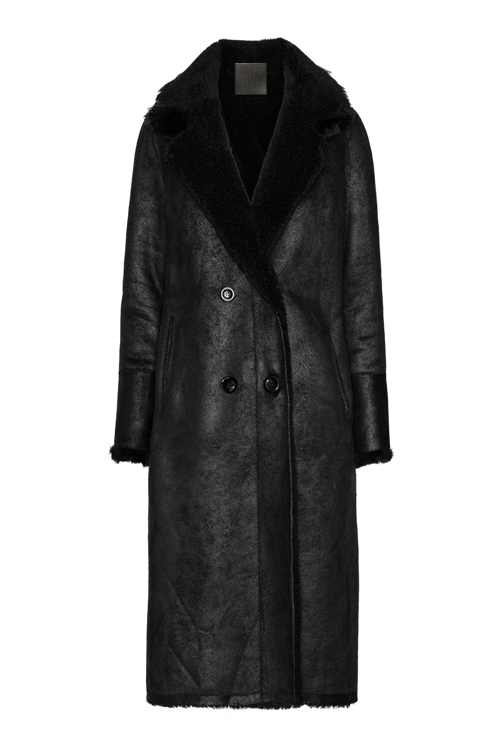 Leona Wool Coat Long Black