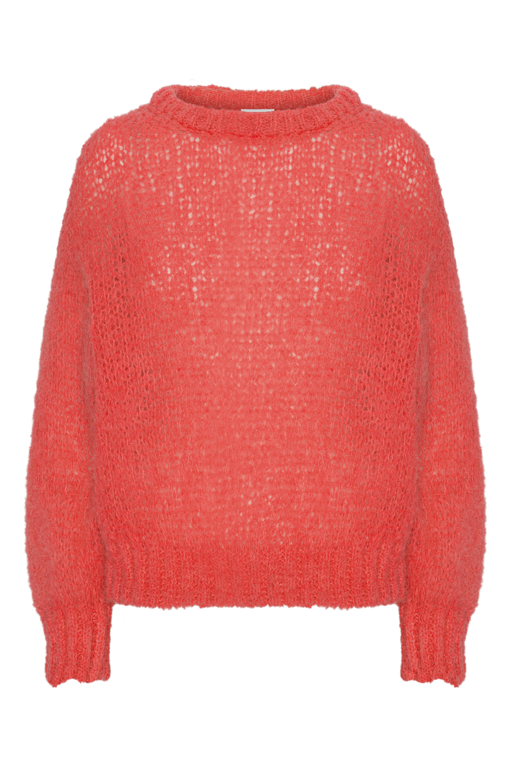 Leonnie Alpaca Pullover Coral Red
