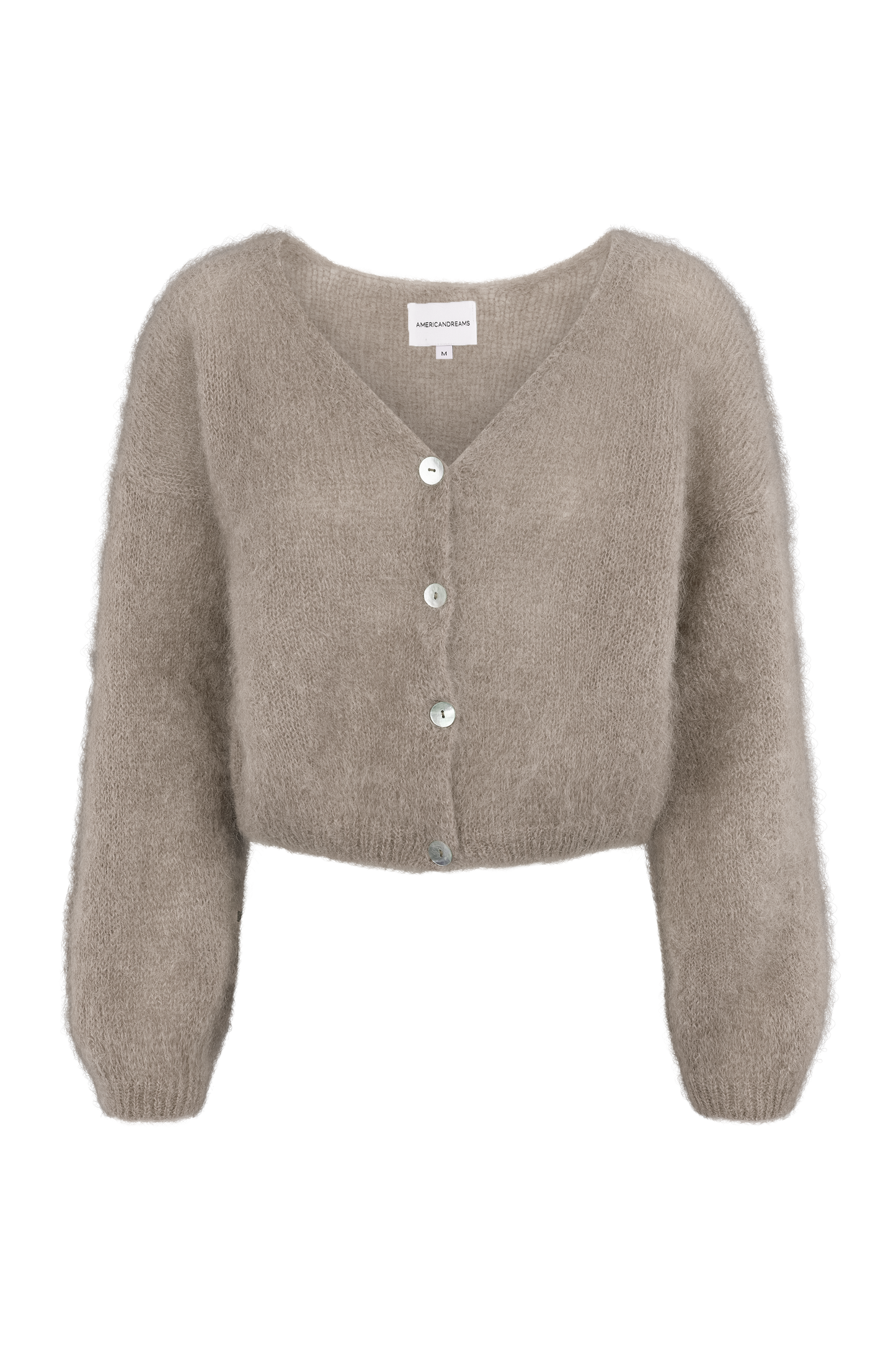 Cornelia Cropped Cardigan Light Taupe