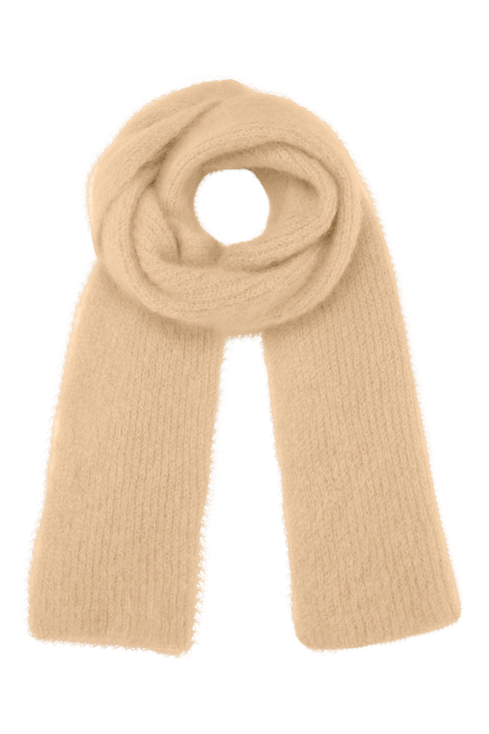 Lisa Mohair Scarf Almond