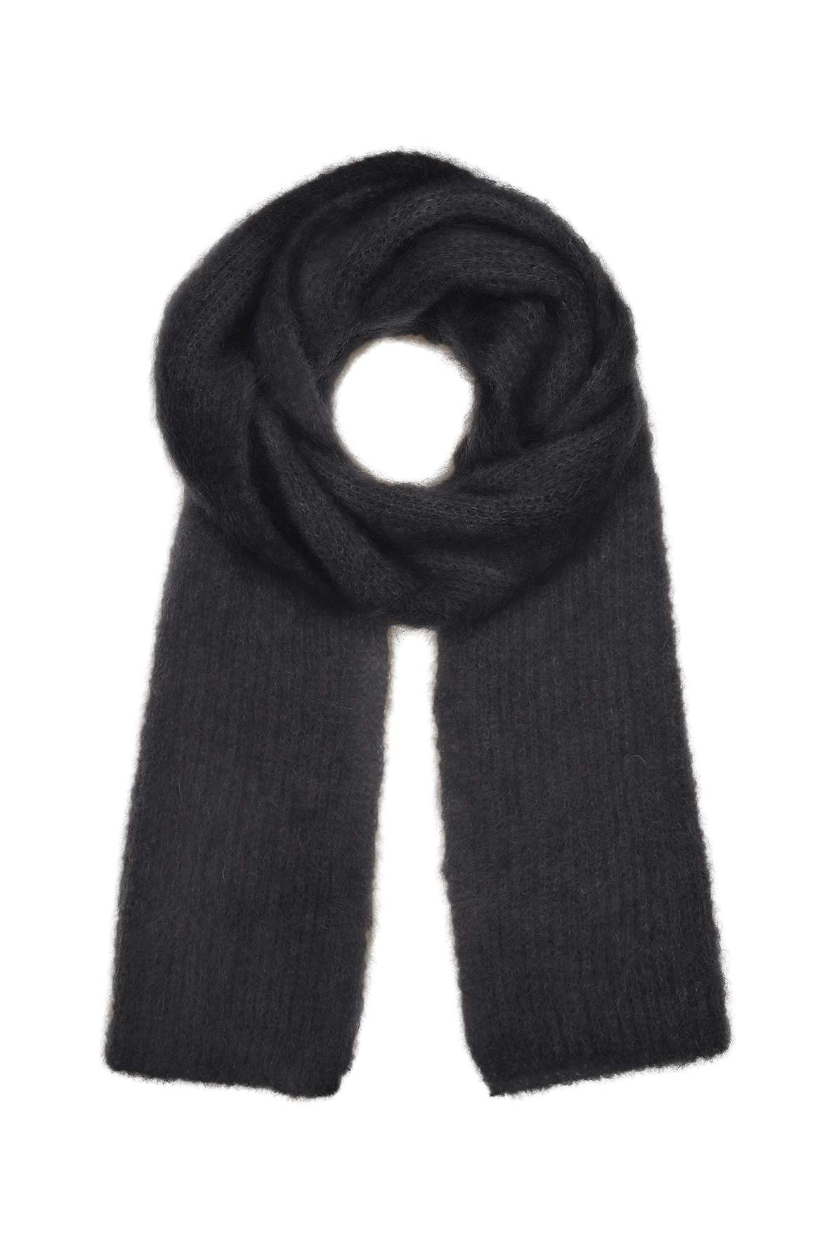 Lisa Mohair Scarf Graphite