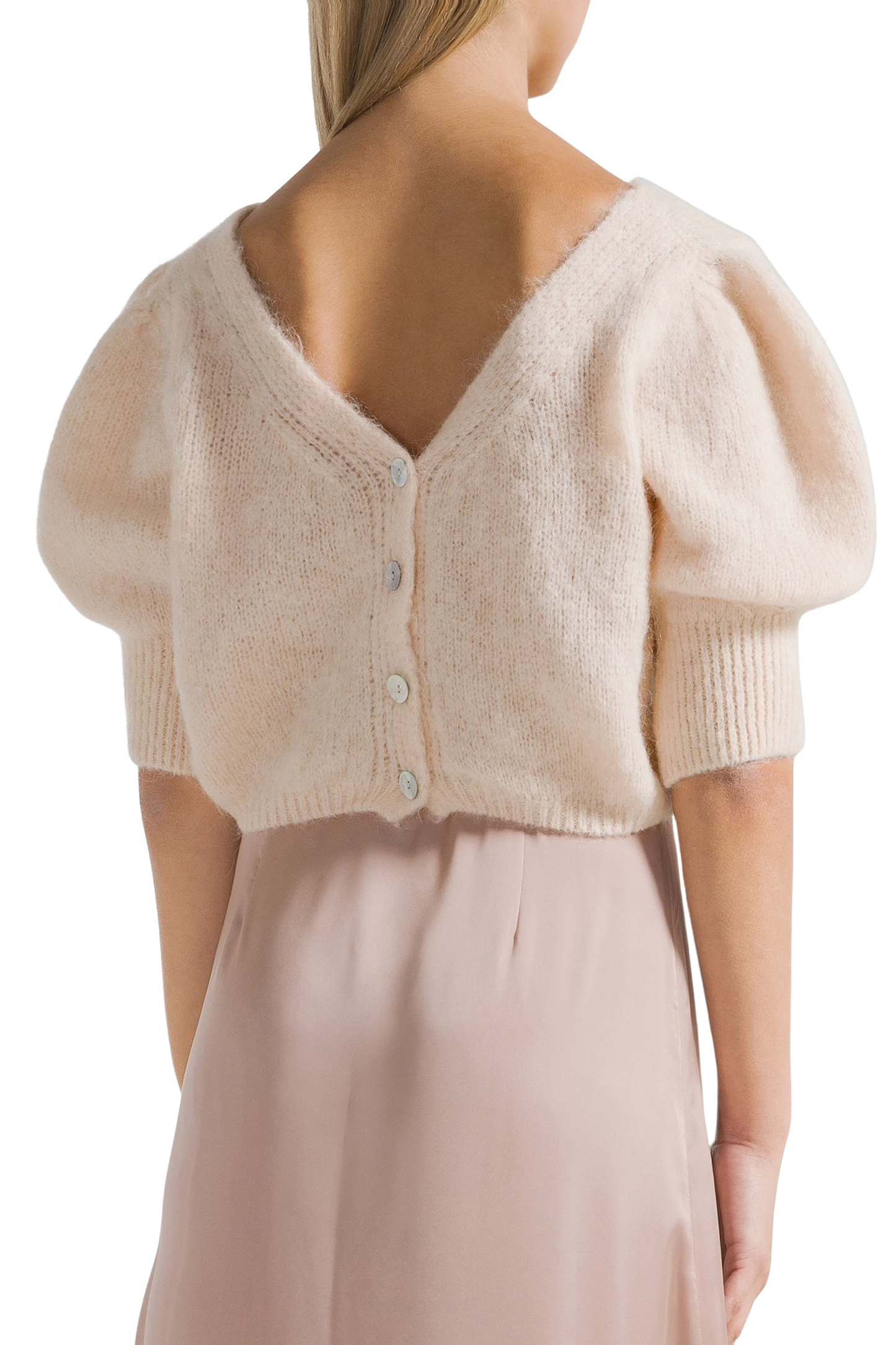 Manda Alpaca Cardigan Almond
