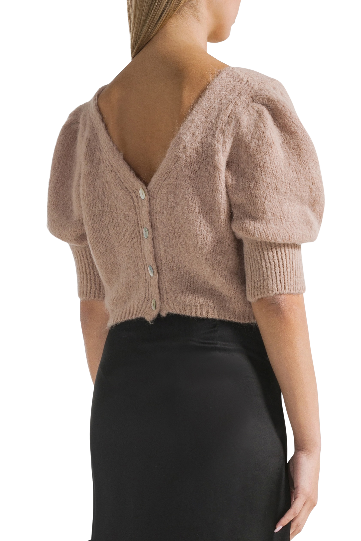 Manda Alpaca Cardigan Medium Brown