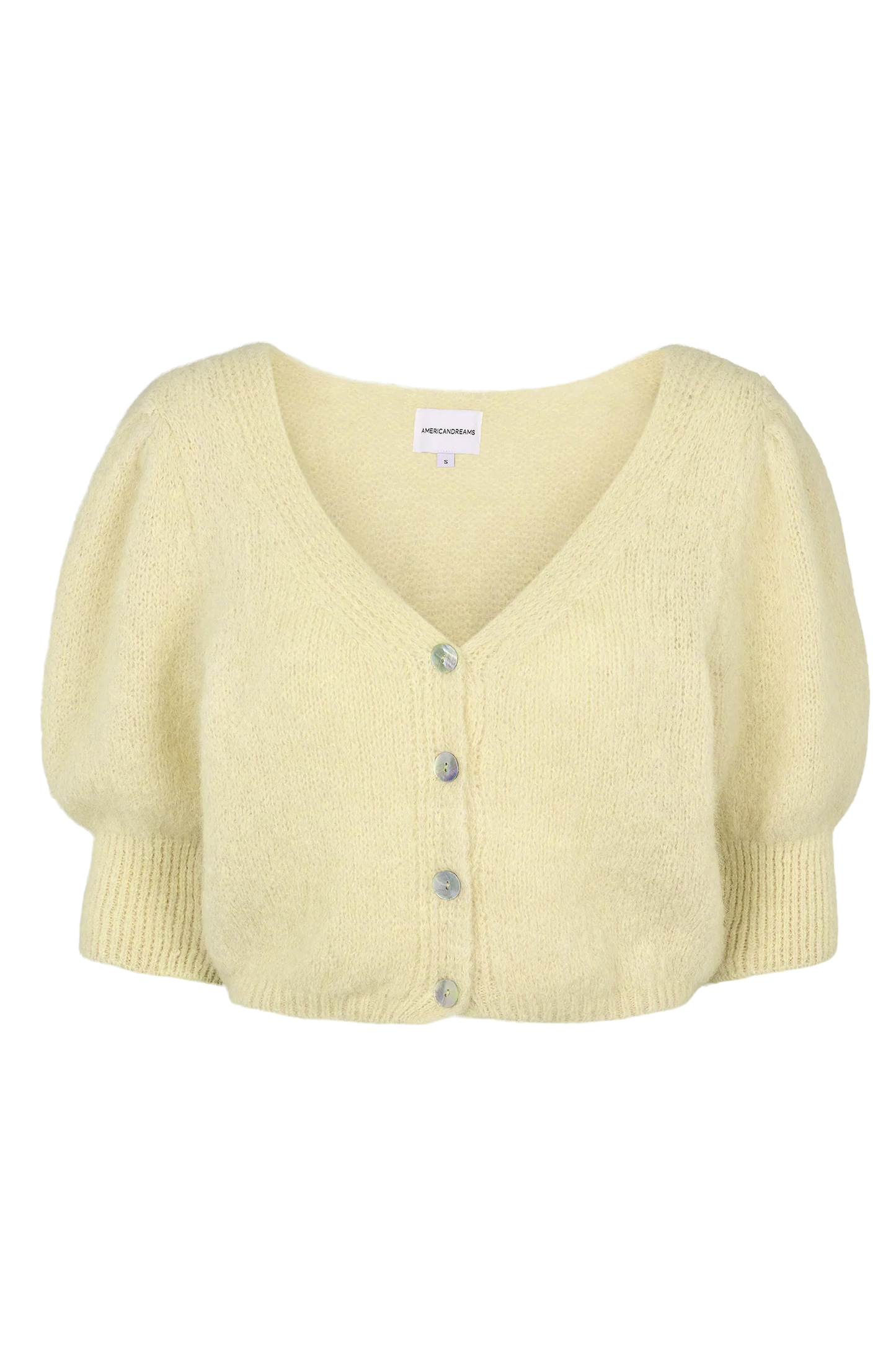Manda Cotton Cardigan Light Yellow