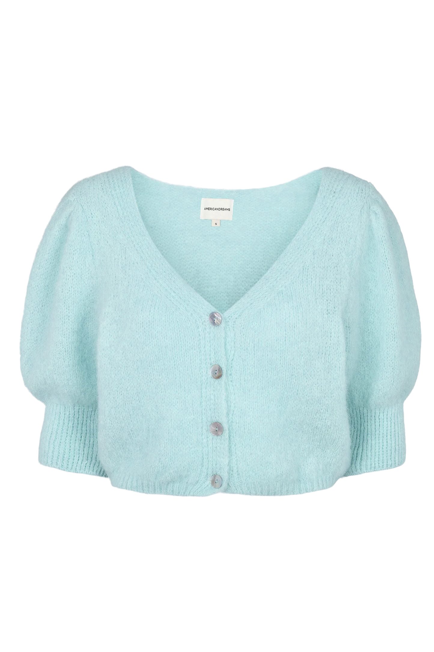 Manda Alpaca Cardigan Seafoam Green