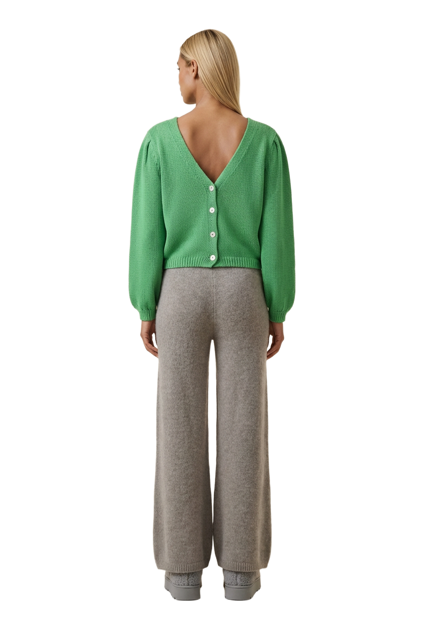 Manda Cotton Cardigan Bright Green