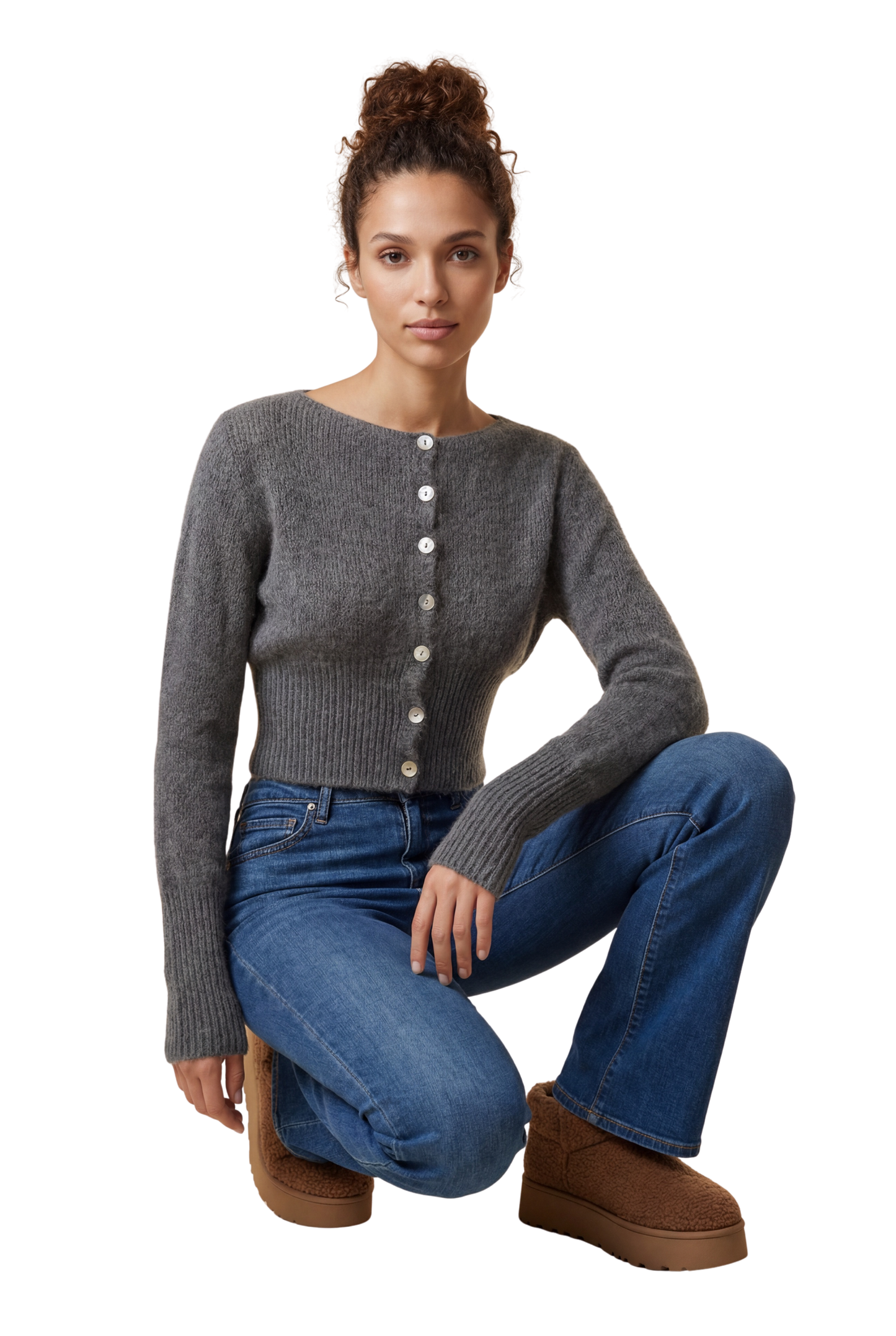 Matilda Cardigan Graphite