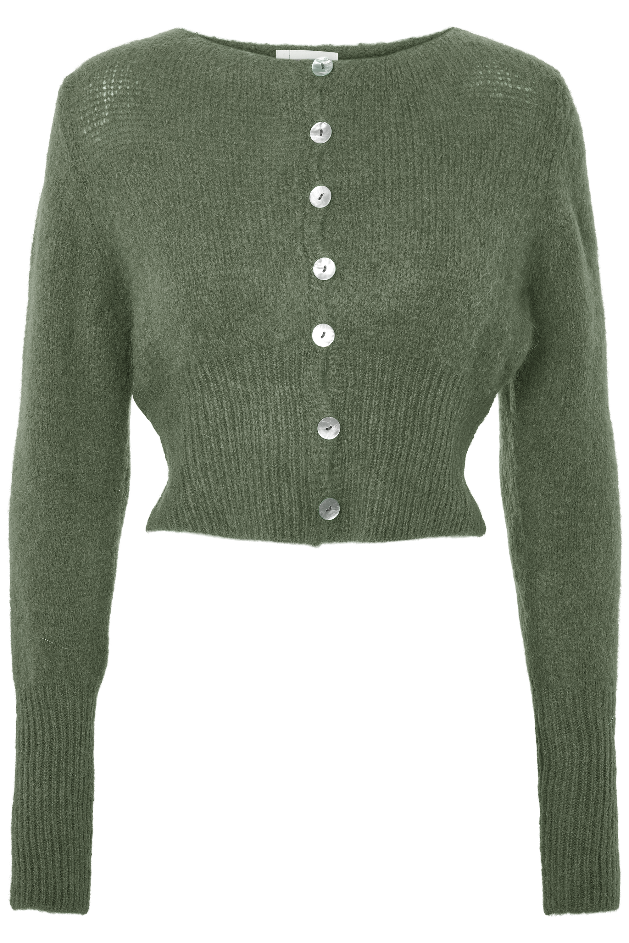 Matilda Cardigan Seaweed Green | Americandreams Matilda Cardigan Seaweed Green | Americandreams