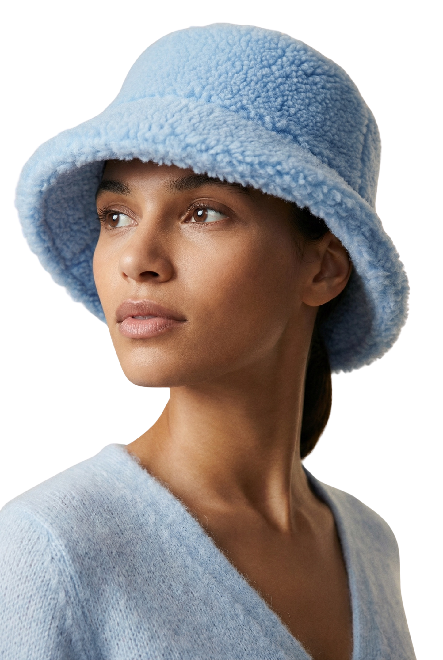 Maya Wool Bucket Hat Sky Blue