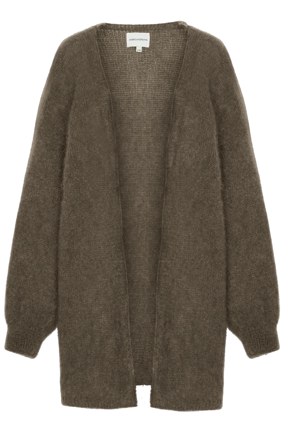 Lee Midi Cardigan Dark Taupe