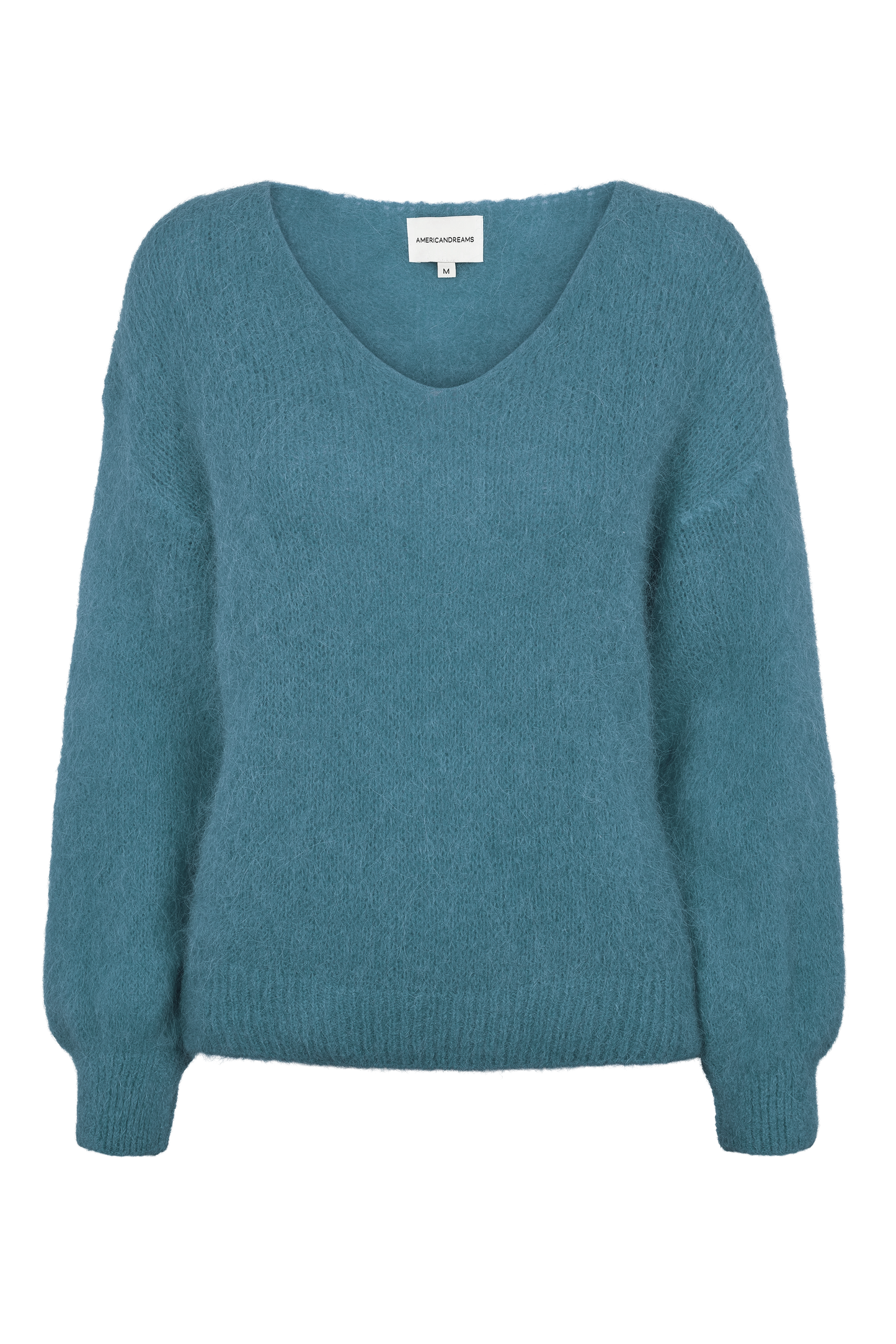 Milana LS Alpaca Pullover Teal Blue
