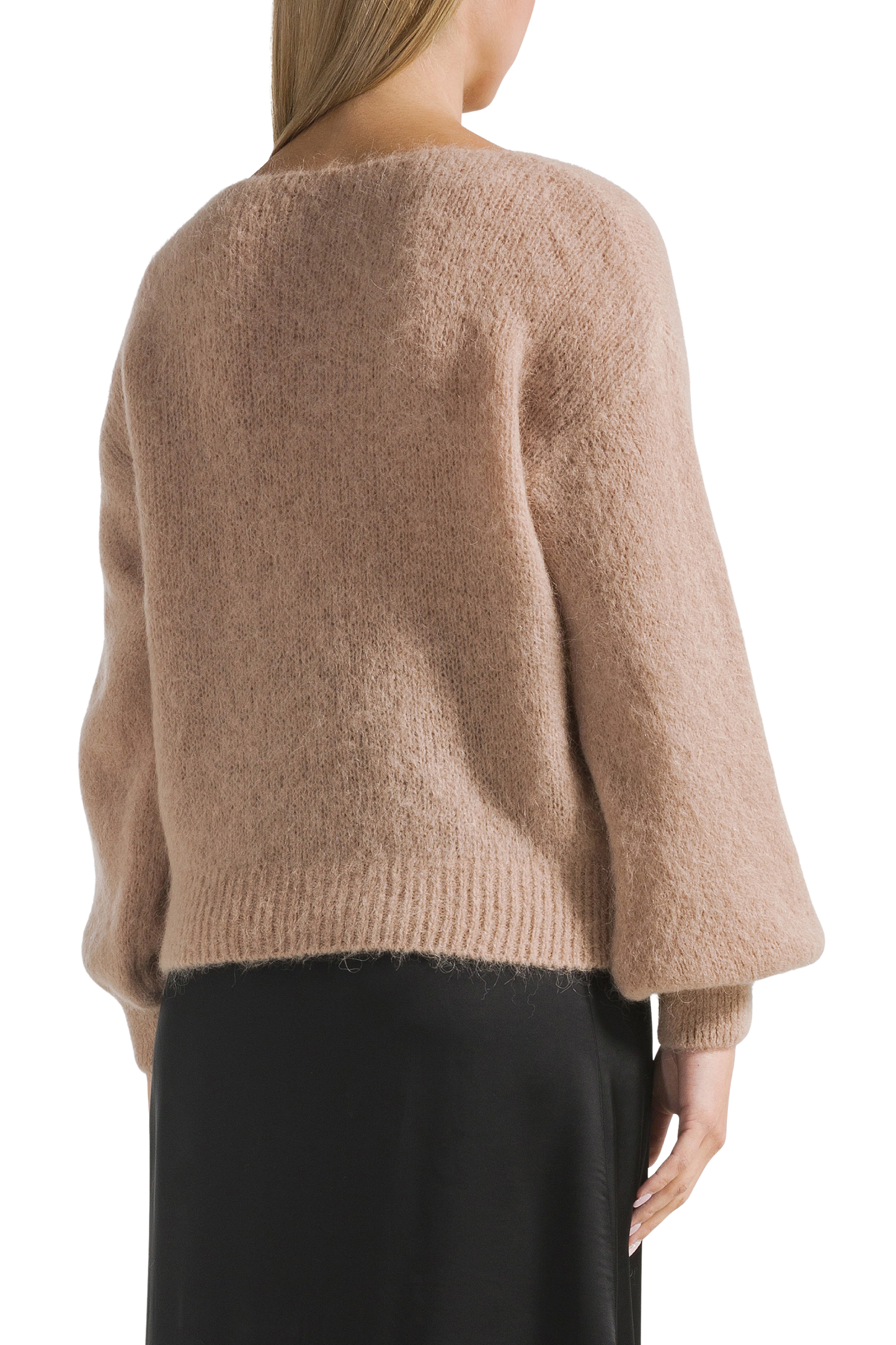 Milana LS Alpaca Pullover Medium Brown